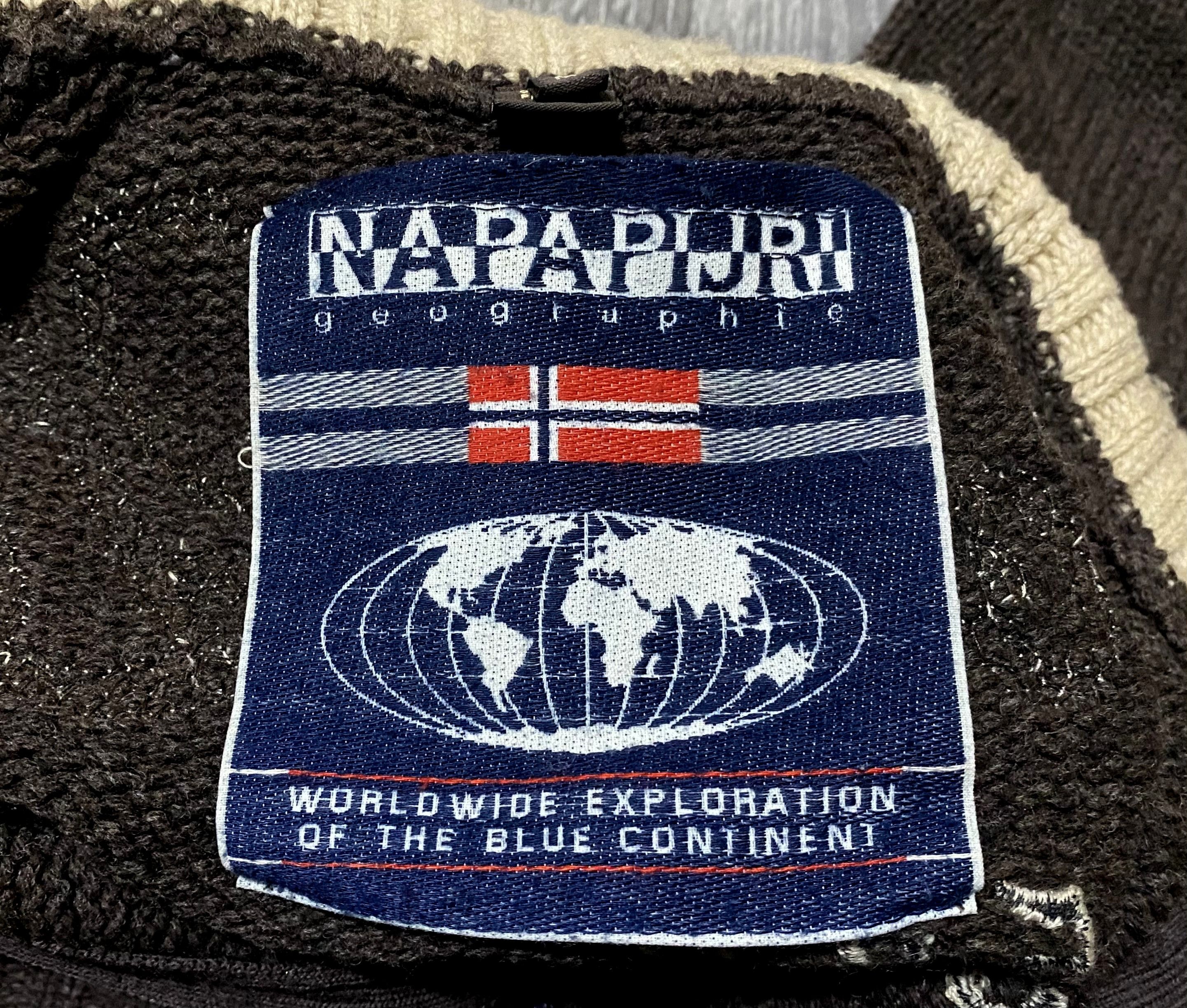 Napapijri Vintage Napapijri Heavy Wool Sweater Big Embroidered Logo Size US M / EU 48-50 / 2 - 10 Thumbnail
