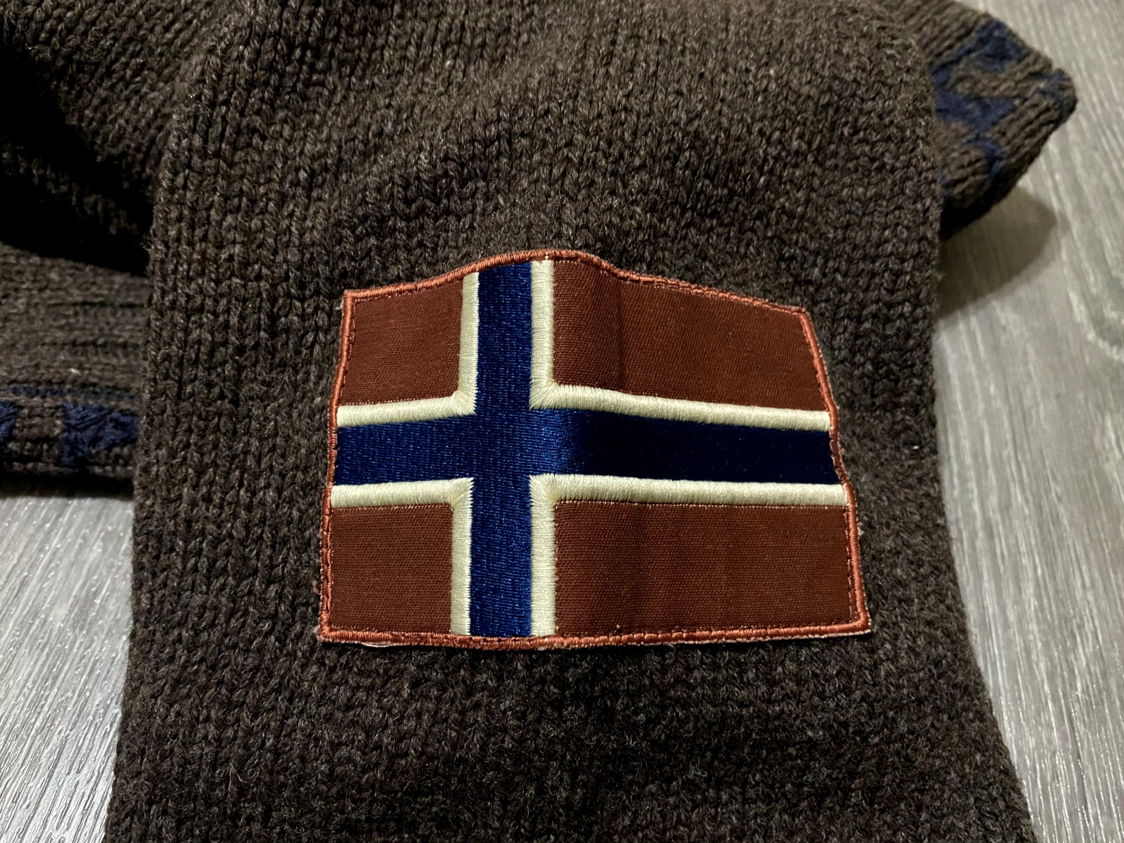 Napapijri Vintage Napapijri Heavy Wool Sweater Big Embroidered Logo Size US M / EU 48-50 / 2 - 9 Thumbnail