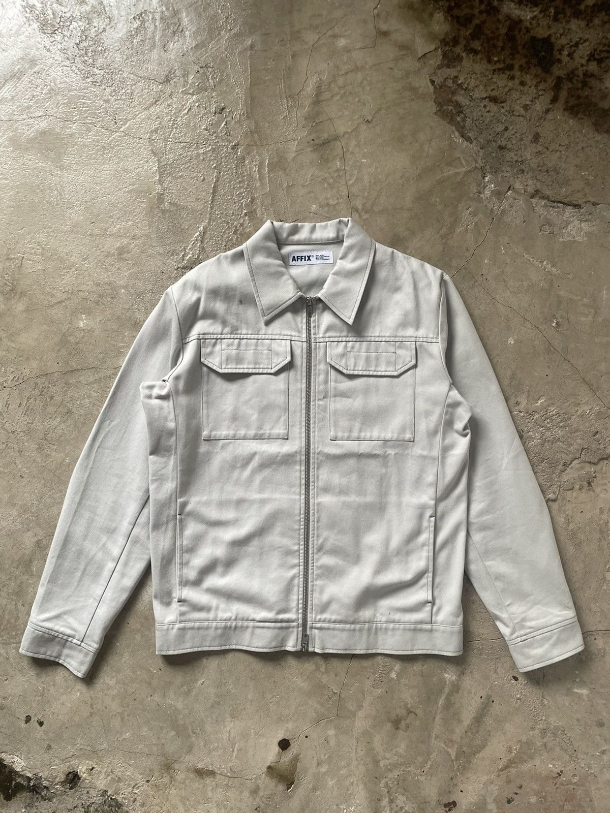 Affix Works Affix Two-Way Zip Service Jacket Kiko XL (Fits like a L) |  Grailed