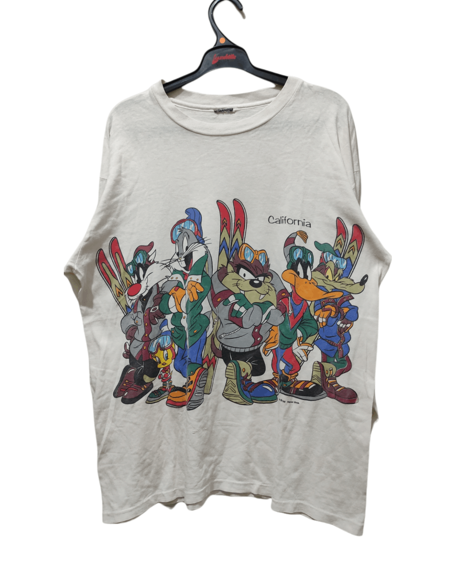Vintage × Warner Bros 1993 Looney Tunes Warner vintage Brothers T-shirt Size US M / EU 48-50 / 2 - 2 Thumbnail