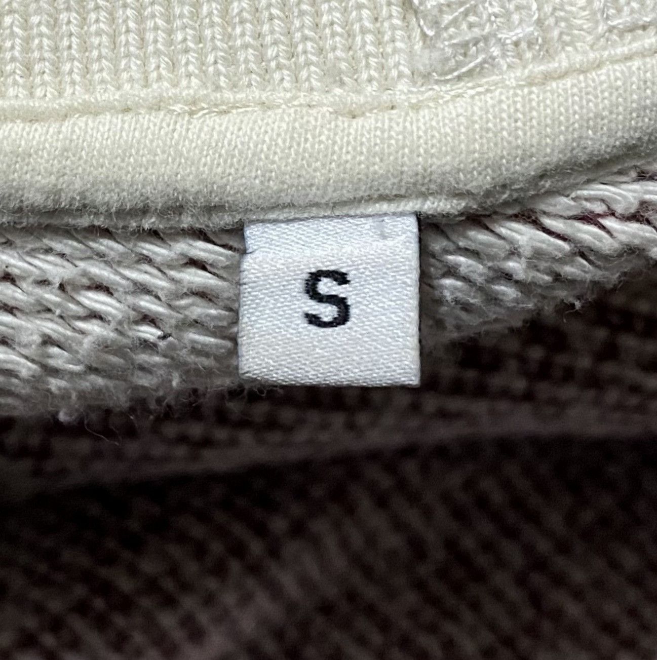 Edwin Women's Edwin Oversized White-Knitted Burgundy Sweatshirt Size US S / EU 44-46 / 1 - 6 Thumbnail