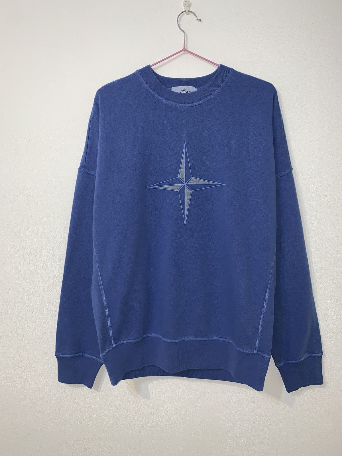 Stone Island big logo crewneck
