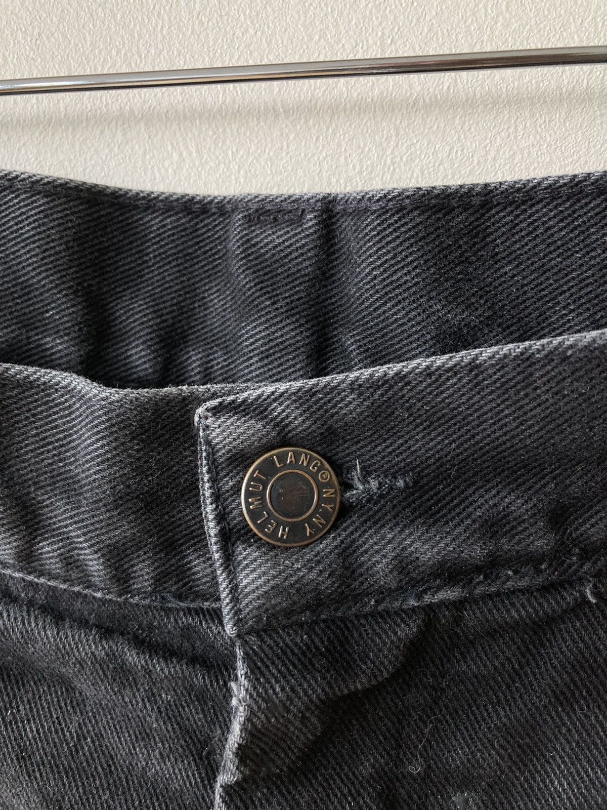 Helmut Lang Archive S/S 2003 Black ”Tyre Print” Denim Size US 30 / EU 46 - 4 Thumbnail