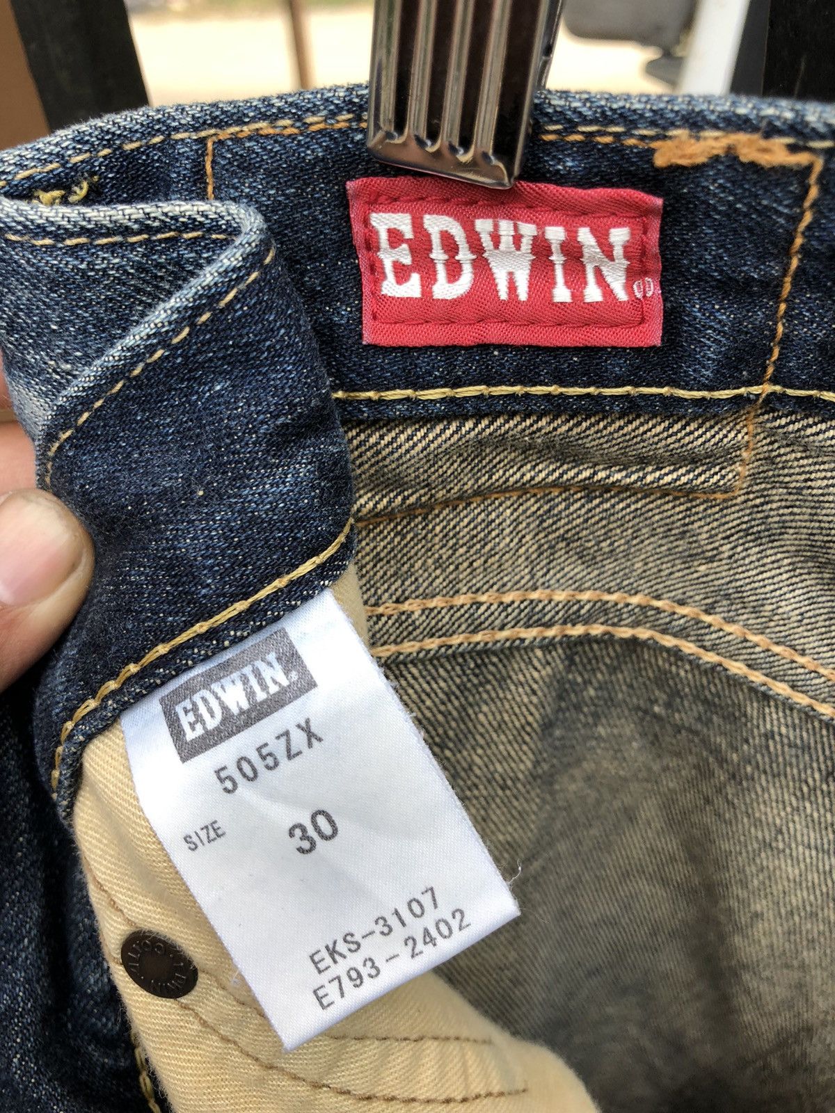 Edwin × Vintage Vintage Edwin 505zx Selvage Denim Made in Japan Size US 32 / EU 48 - 10 Thumbnail