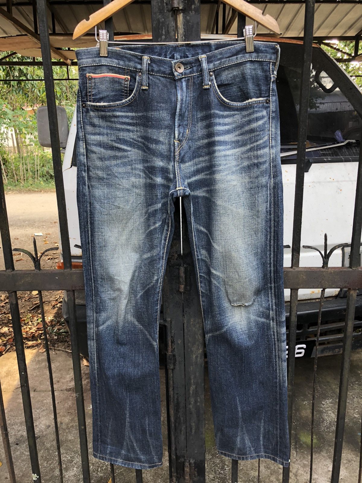 Edwin × Vintage Vintage Edwin 505zx Selvage Denim Made in Japan Size US 32 / EU 48 - 2 Thumbnail