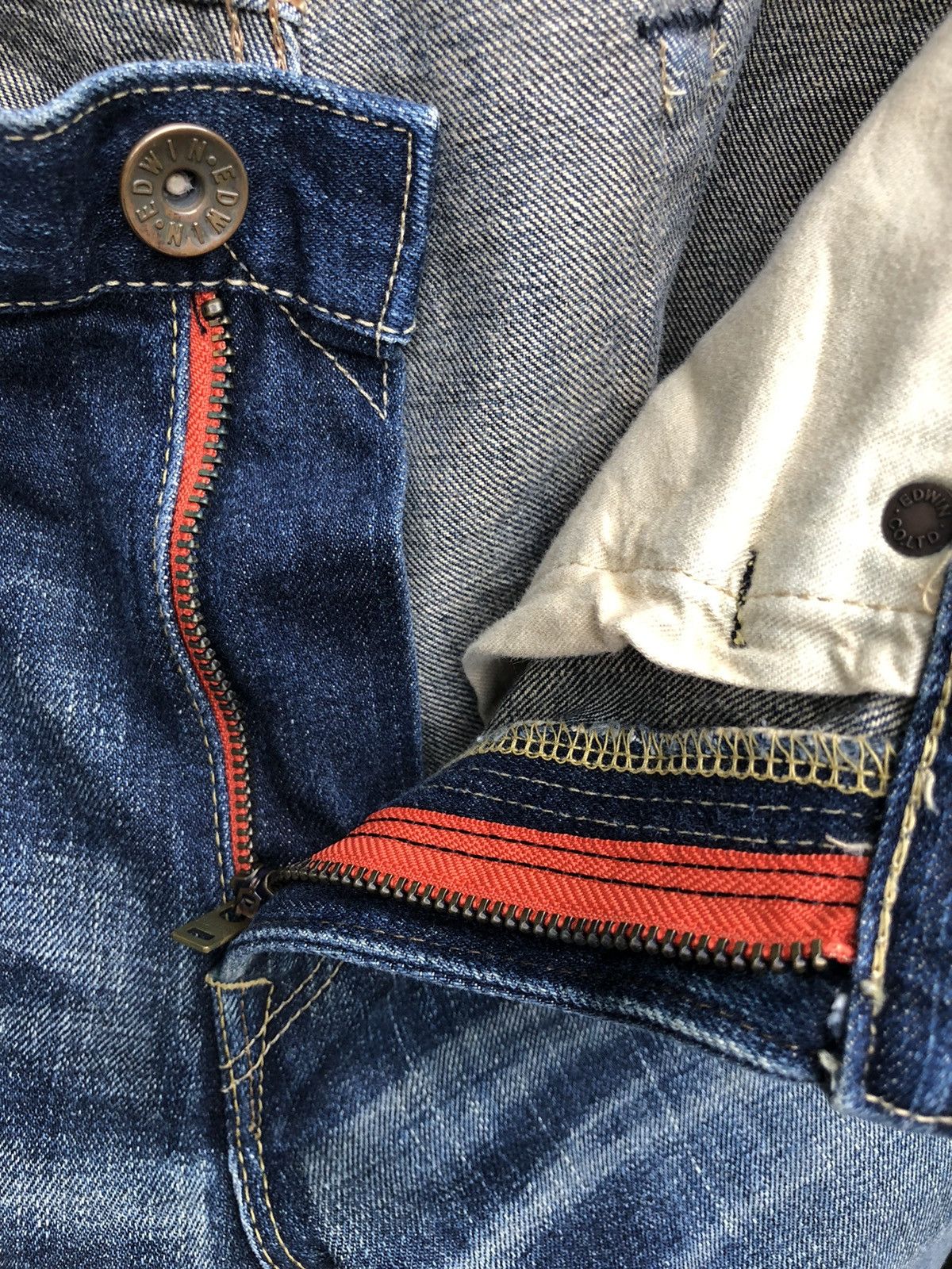Edwin × Vintage Vintage Edwin 505zx Selvage Denim Made in Japan Size US 32 / EU 48 - 4 Thumbnail