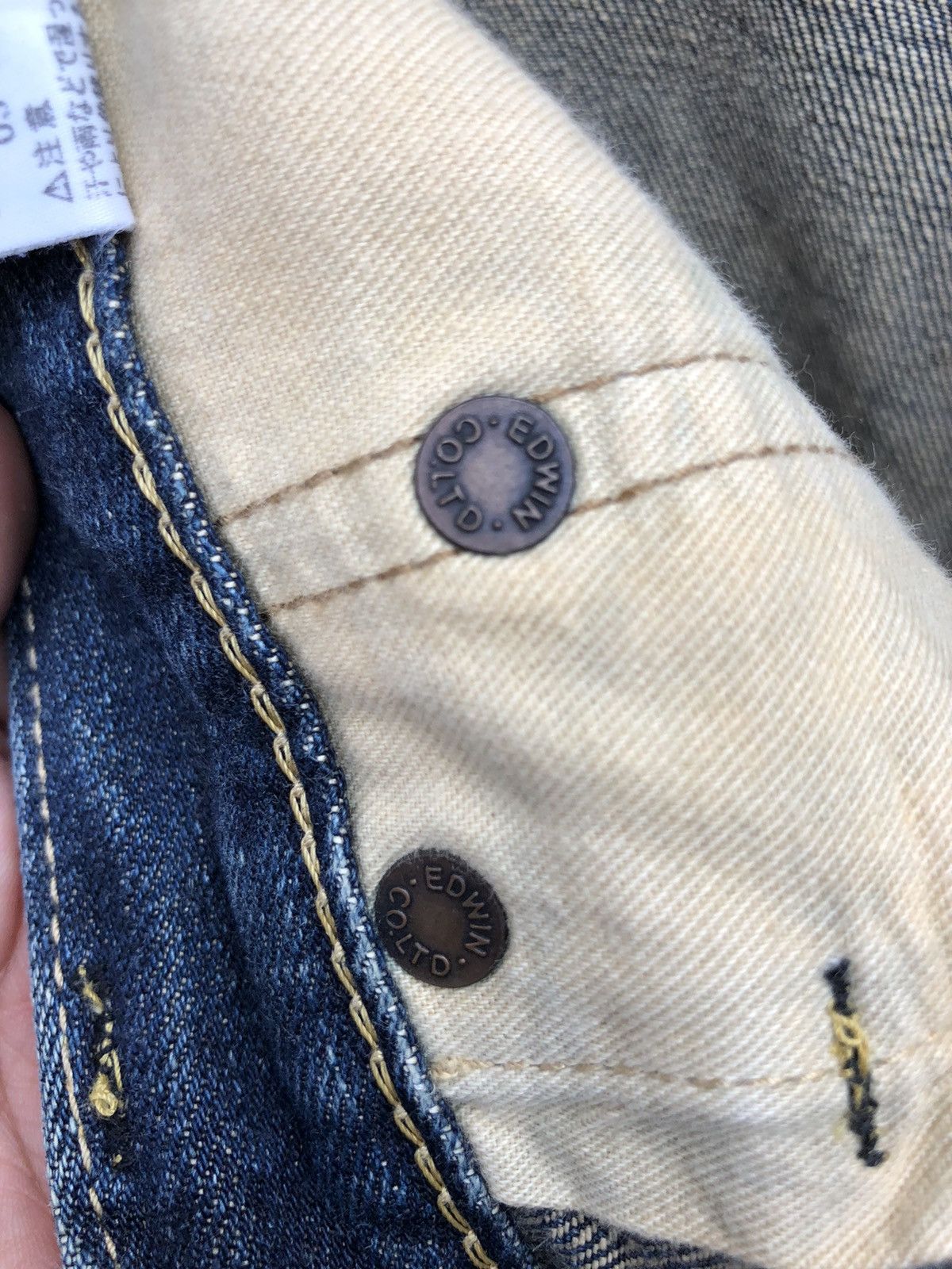 Edwin × Vintage Vintage Edwin 505zx Selvage Denim Made in Japan Size US 32 / EU 48 - 12 Thumbnail