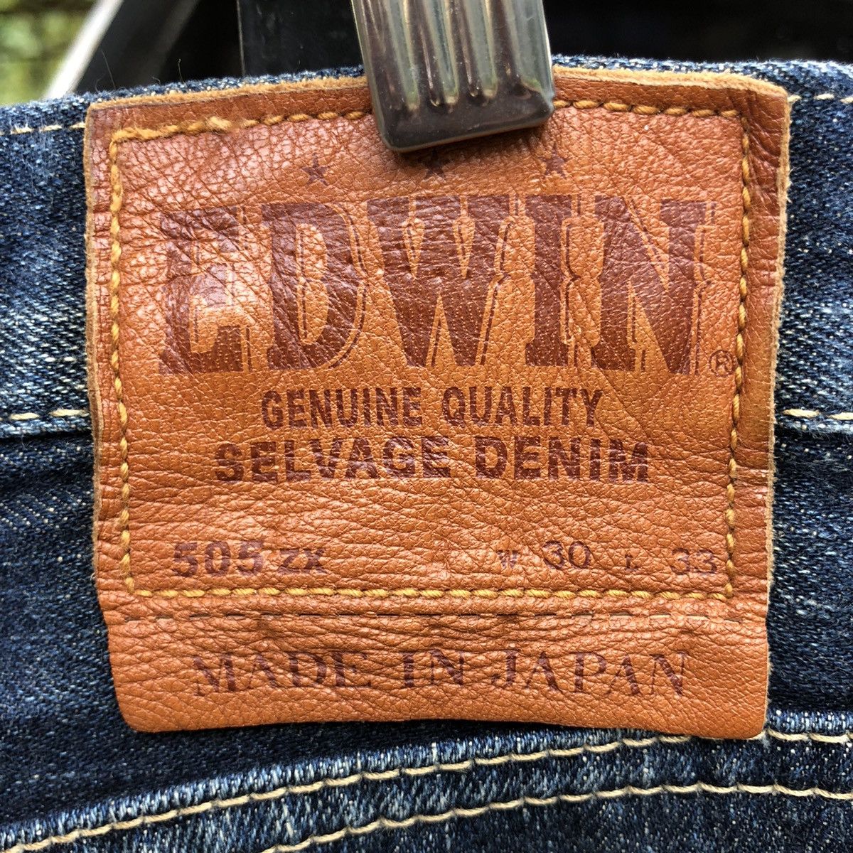 Edwin × Vintage Vintage Edwin 505zx Selvage Denim Made in Japan Size US 32 / EU 48 - 6 Thumbnail