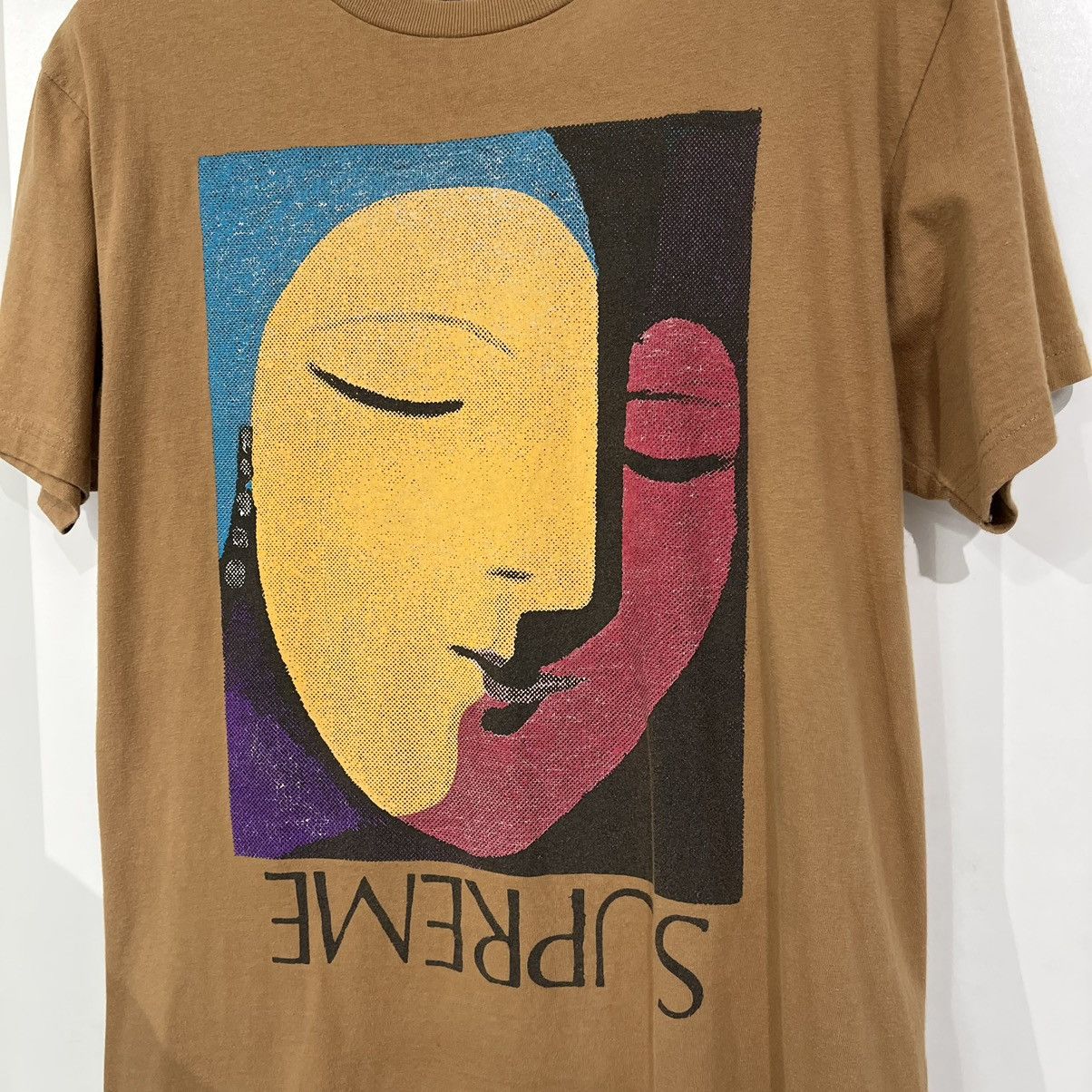 Supreme Supreme Abstract Tee Mocha Size US L / EU 52-54 / 3 - 2 Thumbnail