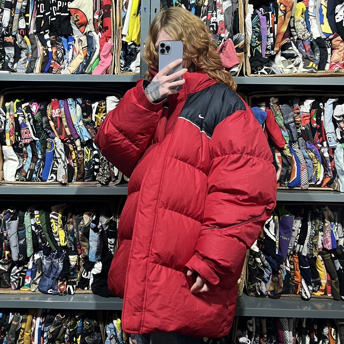 Nike vintage down jacket XL