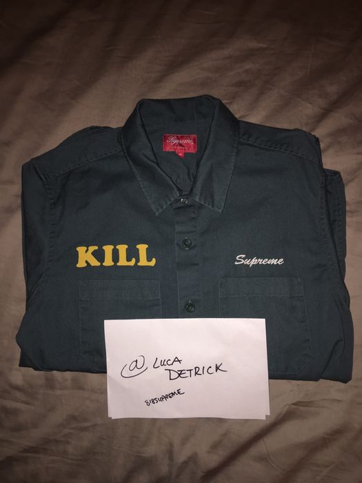 Supreme Supreme Kill Work Shirt Long sleeve | Grailed