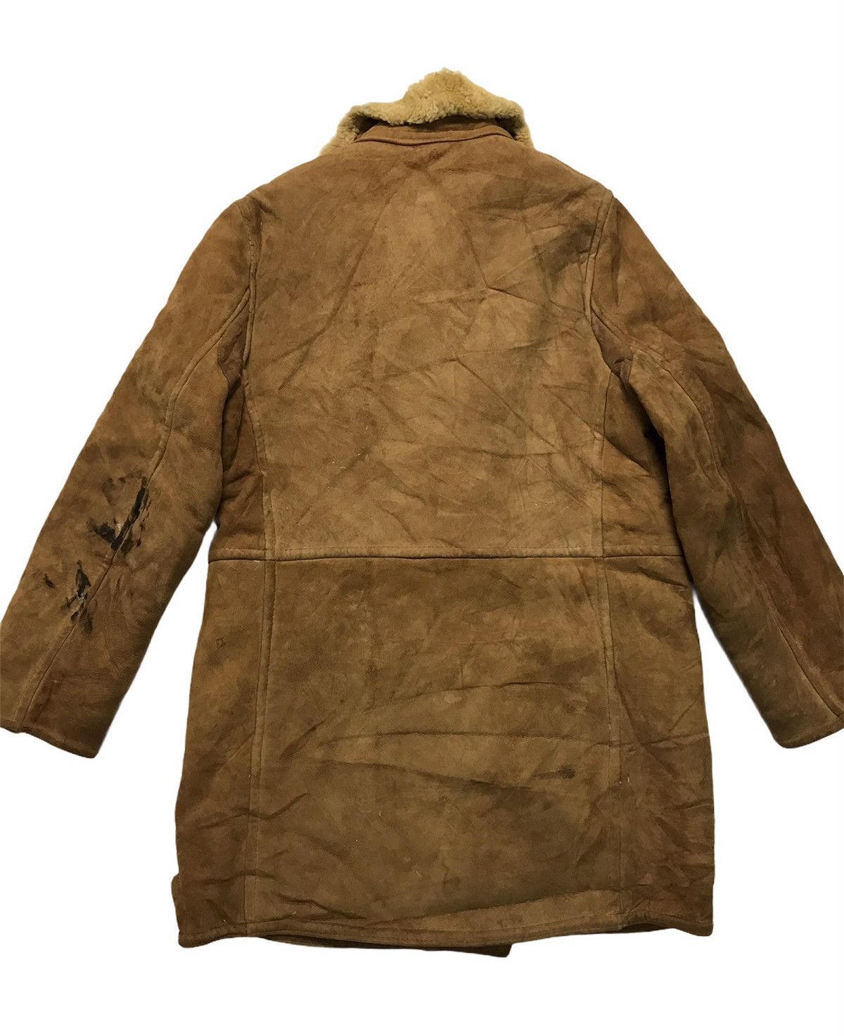 Japanese Brand O’ned Lined Sherpa Sheepskin Double Breasted Coat Size US M / EU 48-50 / 2 - 8 Thumbnail
