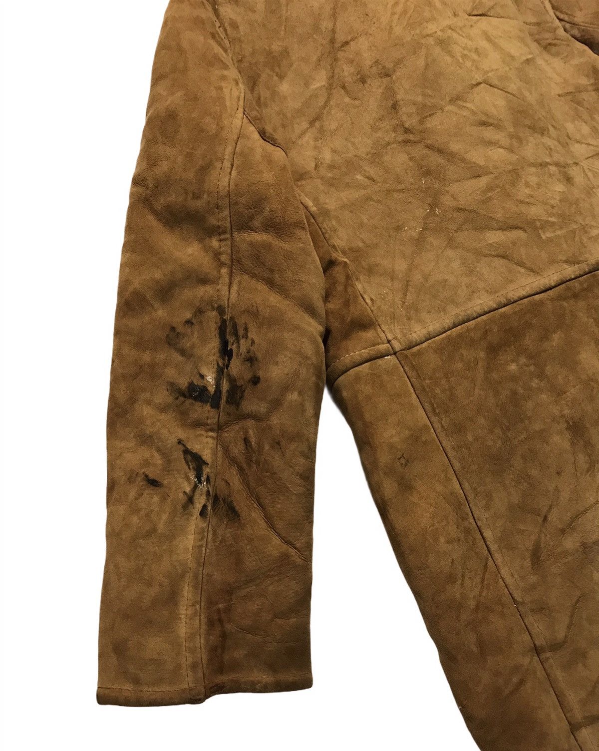 Japanese Brand O’ned Lined Sherpa Sheepskin Double Breasted Coat Size US M / EU 48-50 / 2 - 9 Thumbnail