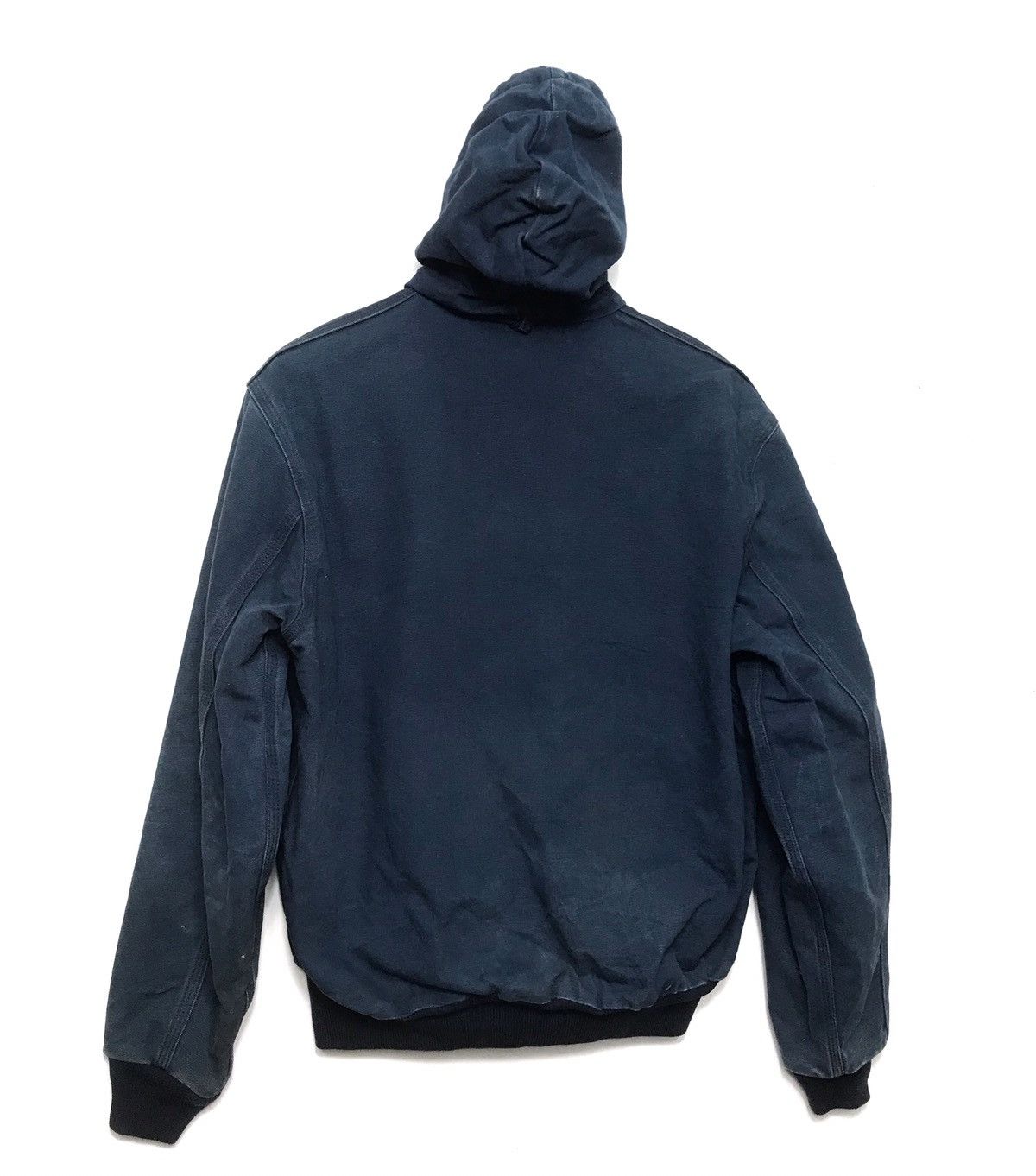 Carhartt × Vintage Vintage Charhartt Denim Blue Hoodie Jacket Size US M / EU 48-50 / 2 - 5 Thumbnail