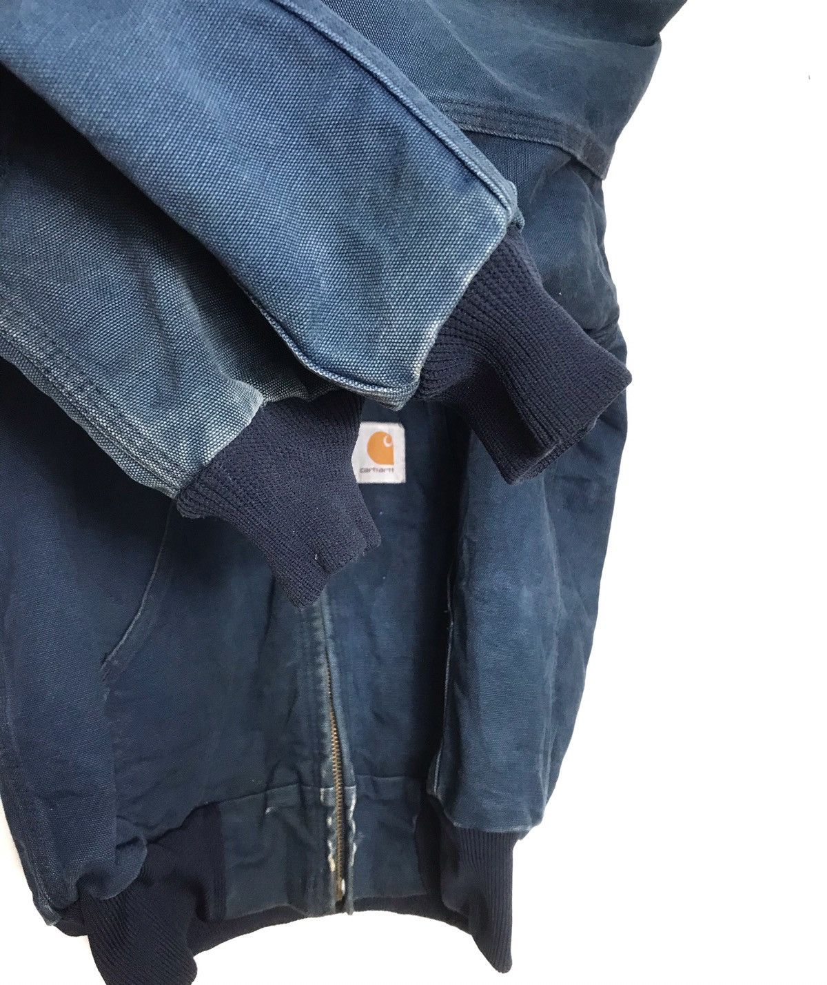 Carhartt × Vintage Vintage Charhartt Denim Blue Hoodie Jacket Size US M / EU 48-50 / 2 - 6 Thumbnail