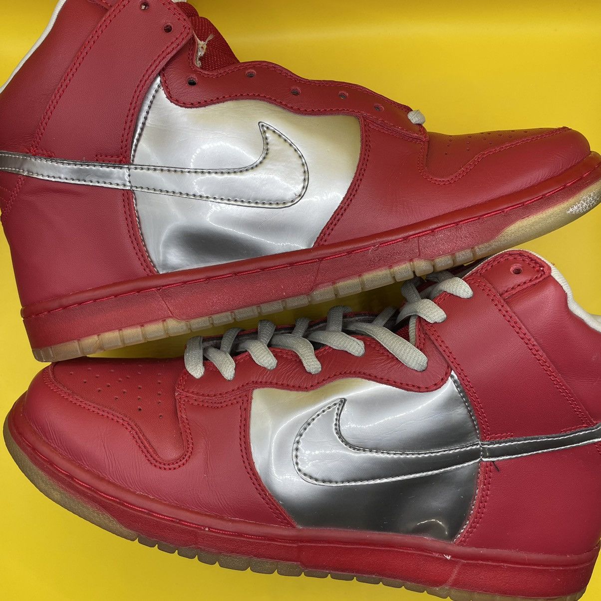 Nike ⚡️NIKE DUNK HIGH SB MORK & MINDY RED SILVER ultraman Size US 12 / EU 45 - 2 Thumbnail