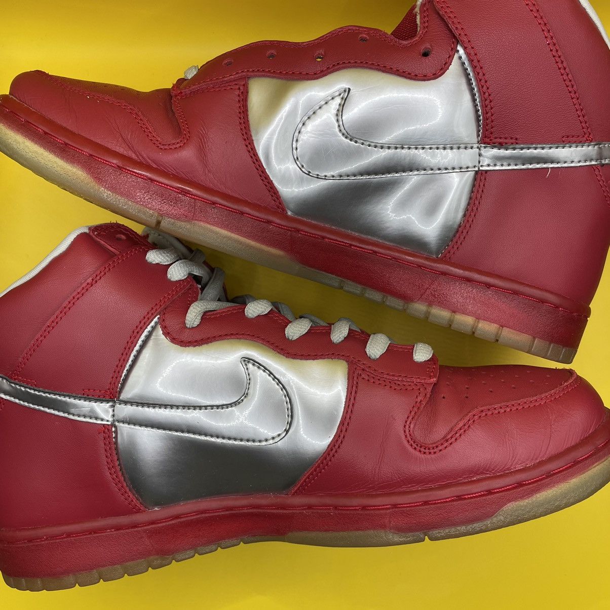 Nike ⚡️NIKE DUNK HIGH SB MORK & MINDY RED SILVER ultraman Size US 12 / EU 45 - 3 Thumbnail