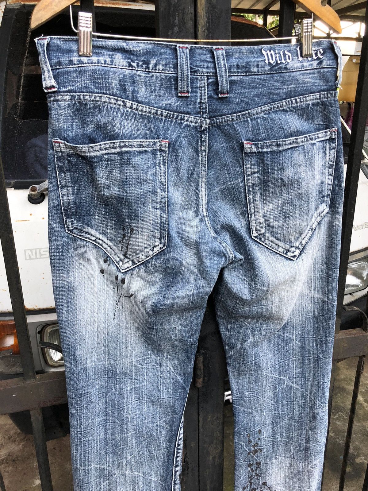 Other Wild Life Distressed Denim Size US 32 / EU 48 - 7 Thumbnail