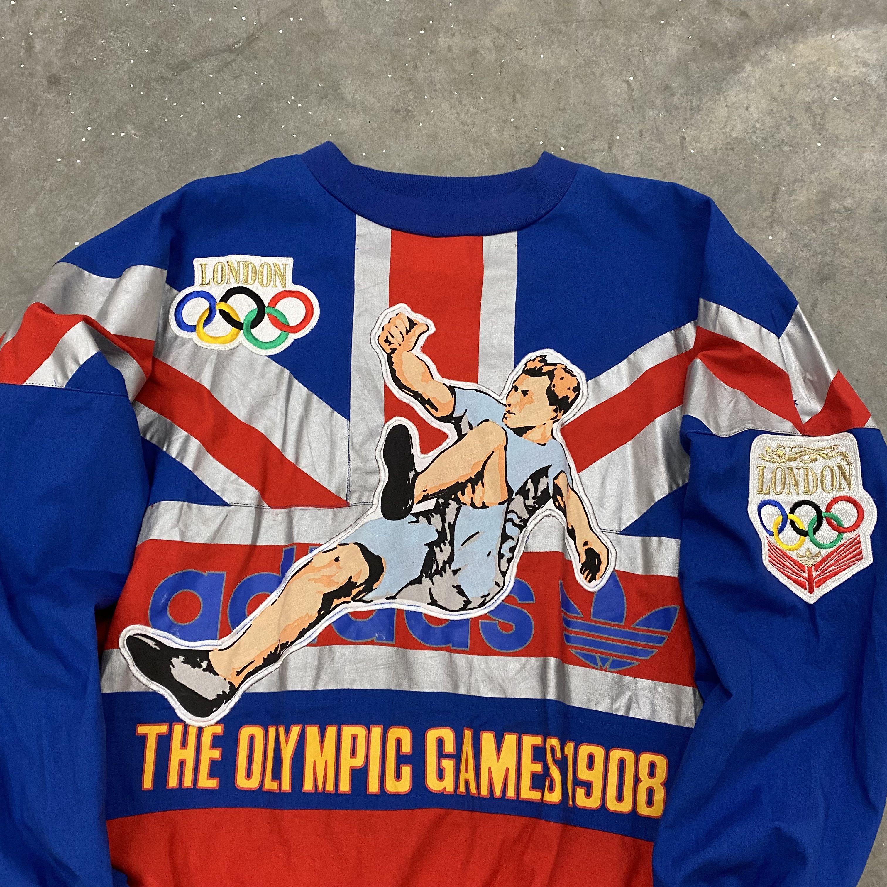 Adidas RARE VTG Adidas 80s London Olympics Sweatshirt Size US M / EU 48-50 / 2 - 3 Thumbnail