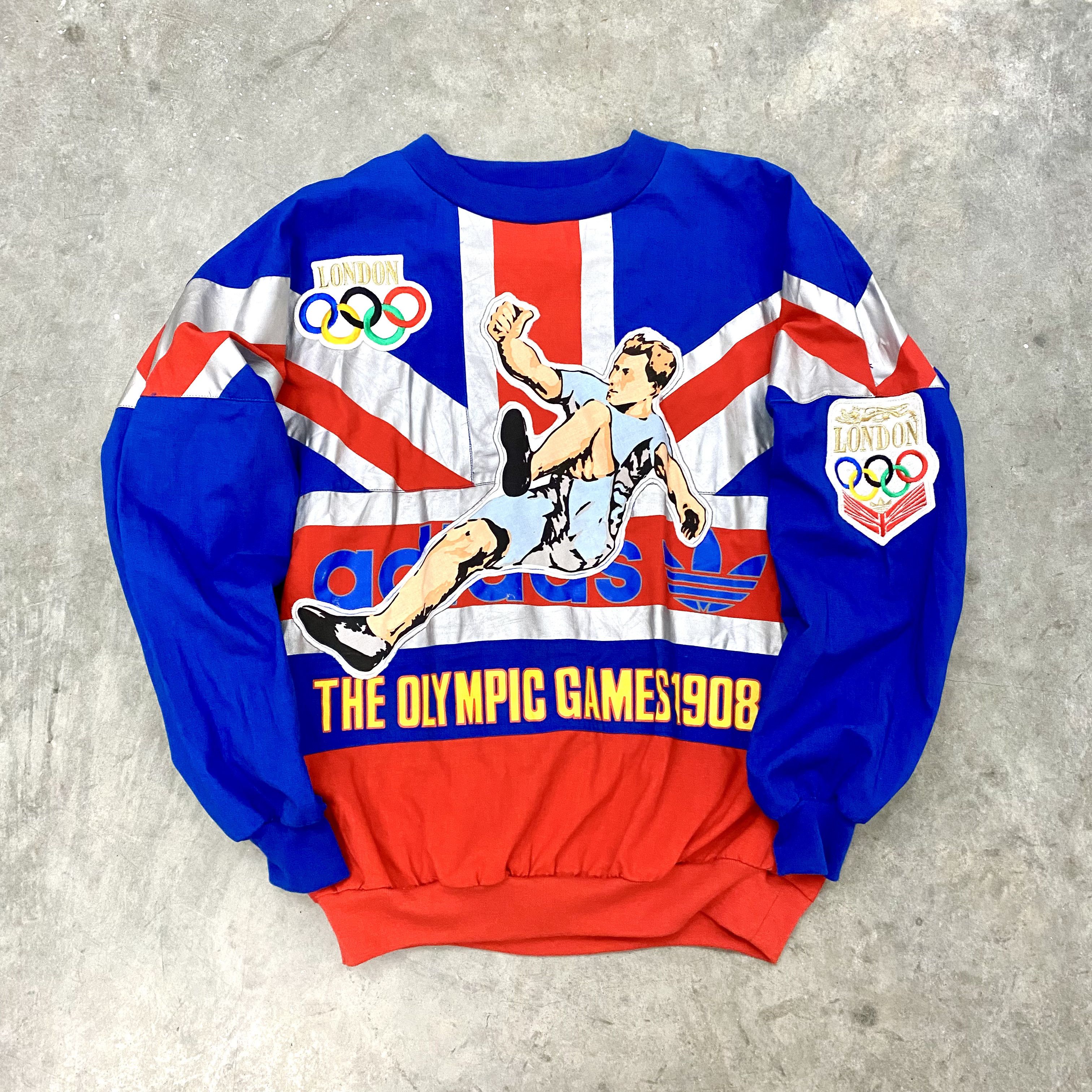 Adidas RARE VTG Adidas 80s London Olympics Sweatshirt Size US M / EU 48-50 / 2 - 1 Thumbnail