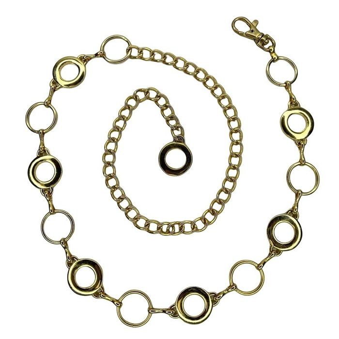 Other Gold Tone Open Circle Belly Body Chain Link Belt Grailed