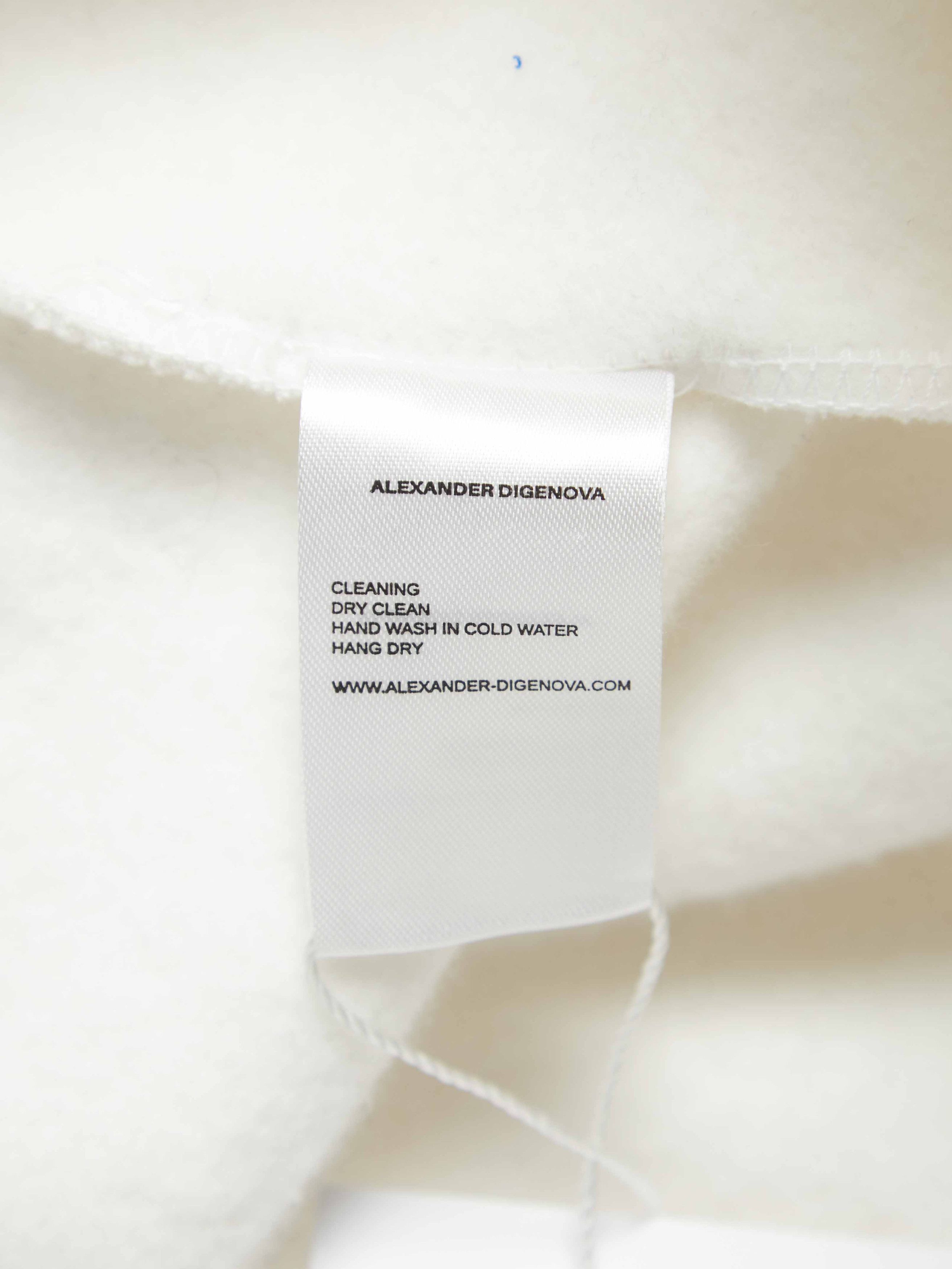ALEXANDER DIGENOVA Spider Web Detail Front Pocket Cotton Hoodie Size US XL / EU 56 / 4 - 6 Thumbnail