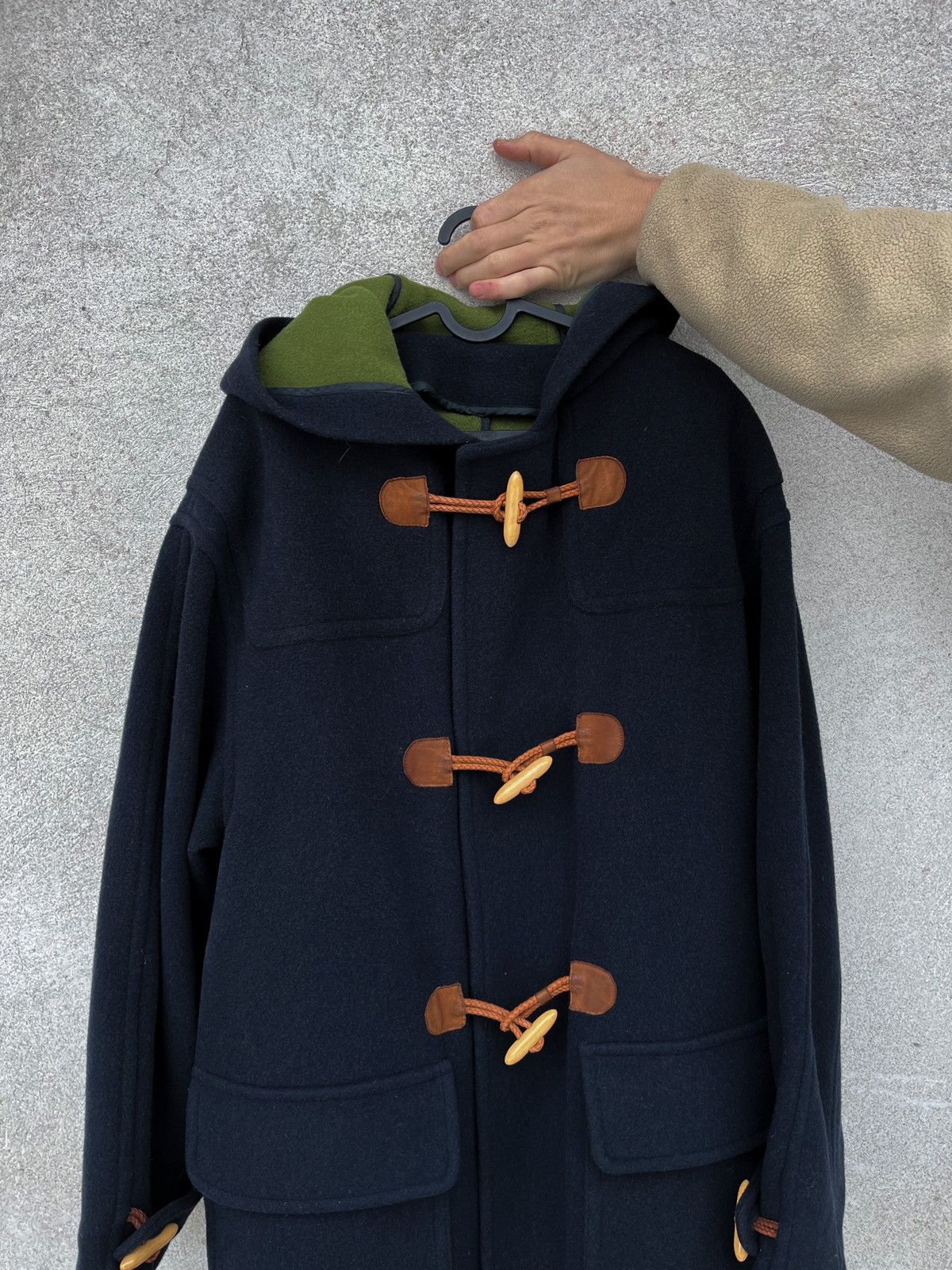 Valentino heavy duffle coat wool 80s