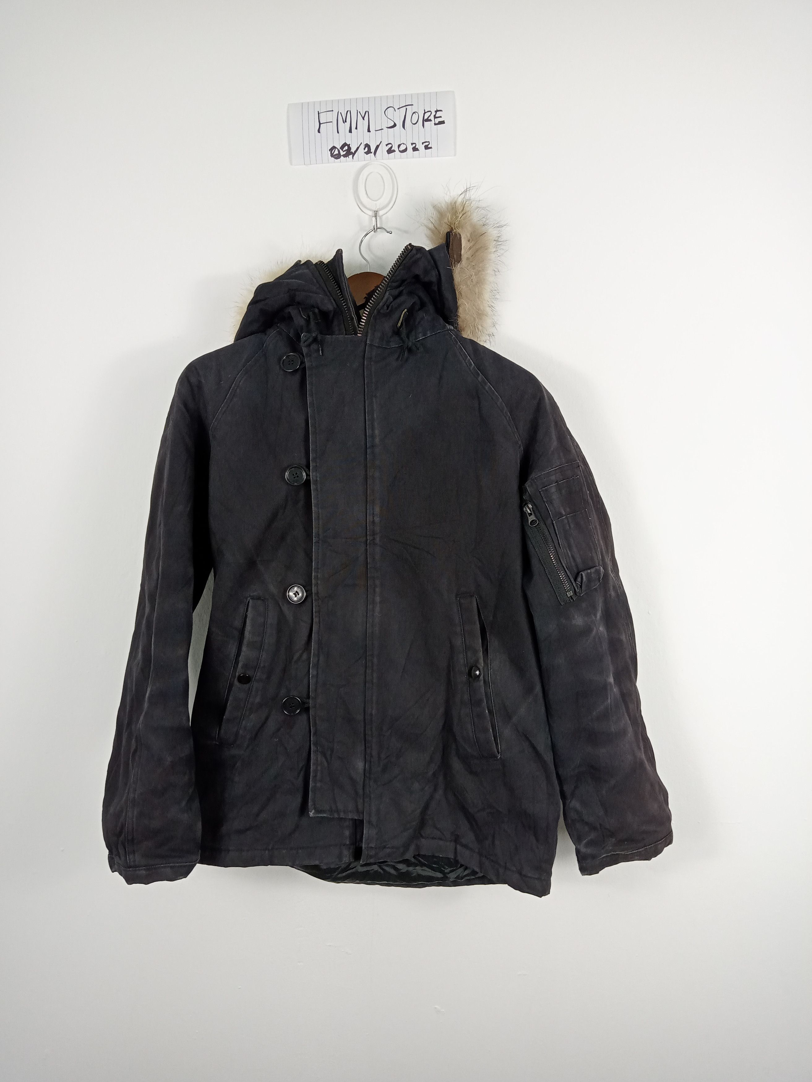 Vintage Vintage Attached Hood N-2B Military Jacket Size US M / EU 48-50 / 2 - 1 Thumbnail
