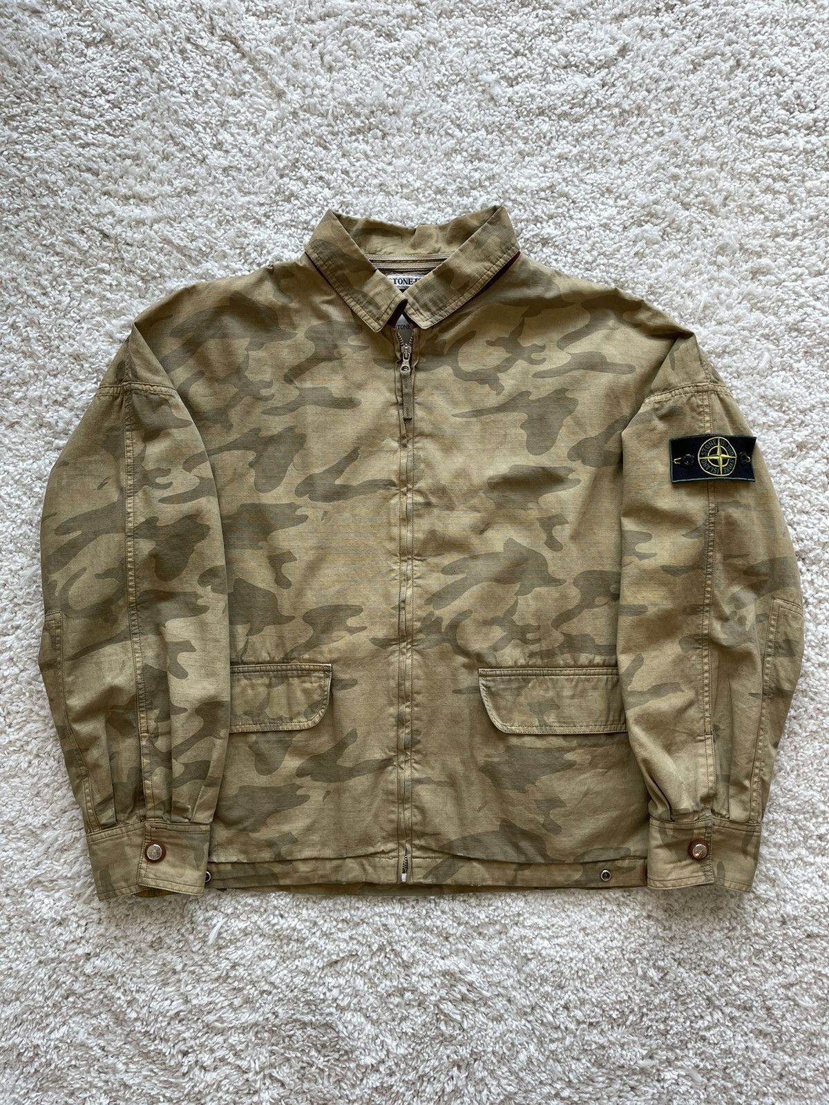 Stone Island 1989 Camo Ice Jacket | Grailed