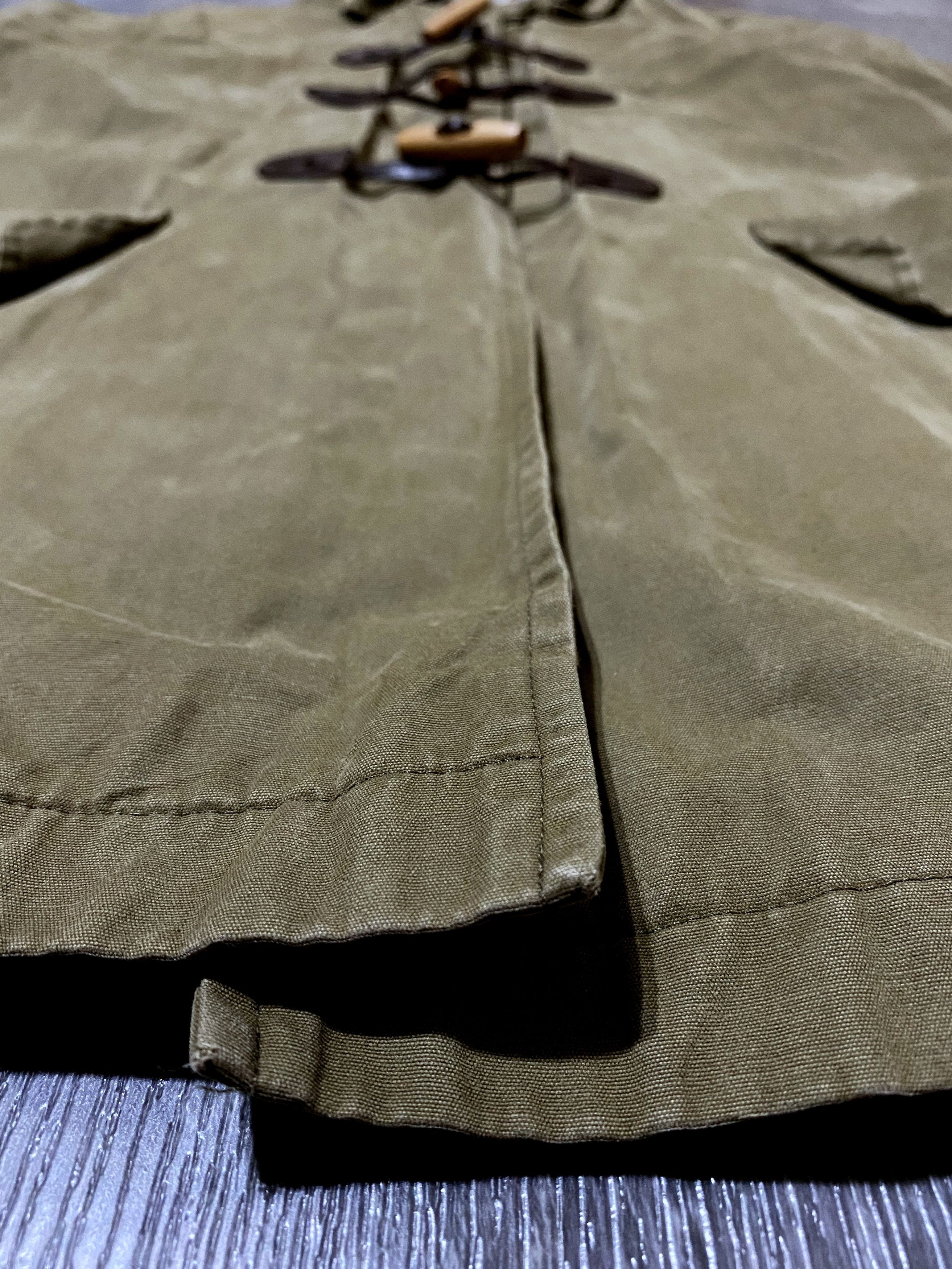 A.P.C. Women's A.P.C. Washed Olive Hooded Trench Pea Coat Jacket Size S / US 4 / IT 40 - 6 Thumbnail