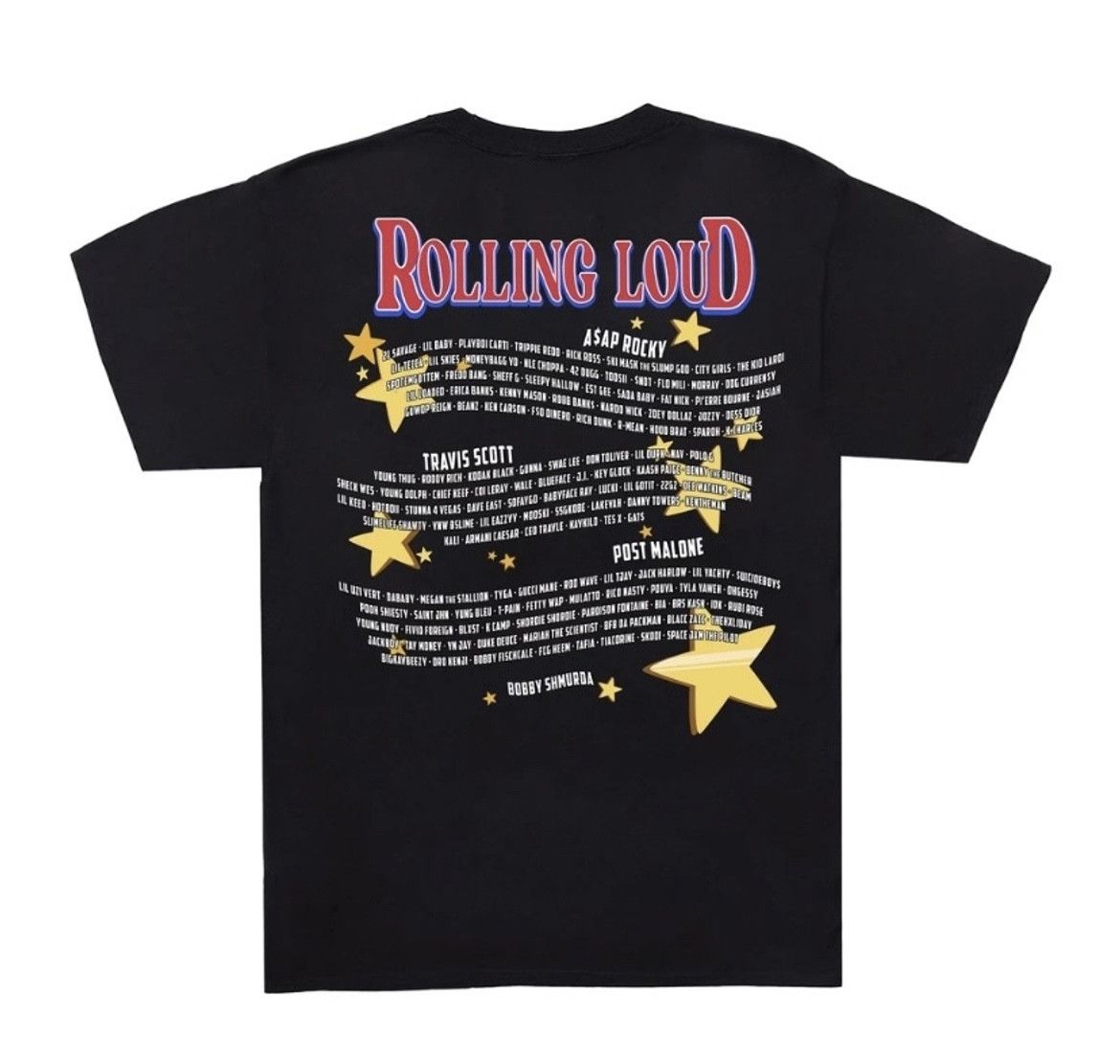 Revenge Revenge x Rolling Loud Miami Black T-Shirt Size US XL / EU 56 / 4 - 4 Thumbnail