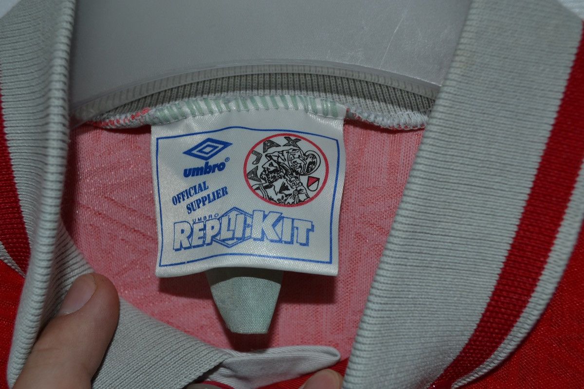 Umbro AJAX 1991-1993 HOME SHIRT FOOTBALL SOCCER JERSEY UMBRO Size US L / EU 52-54 / 3 - 3 Thumbnail