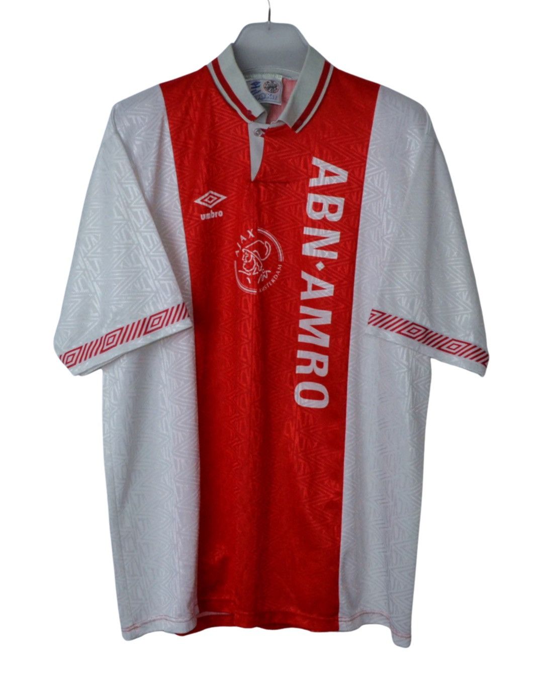 Umbro AJAX 1991-1993 HOME SHIRT FOOTBALL SOCCER JERSEY UMBRO Size US L / EU 52-54 / 3 - 1 Thumbnail