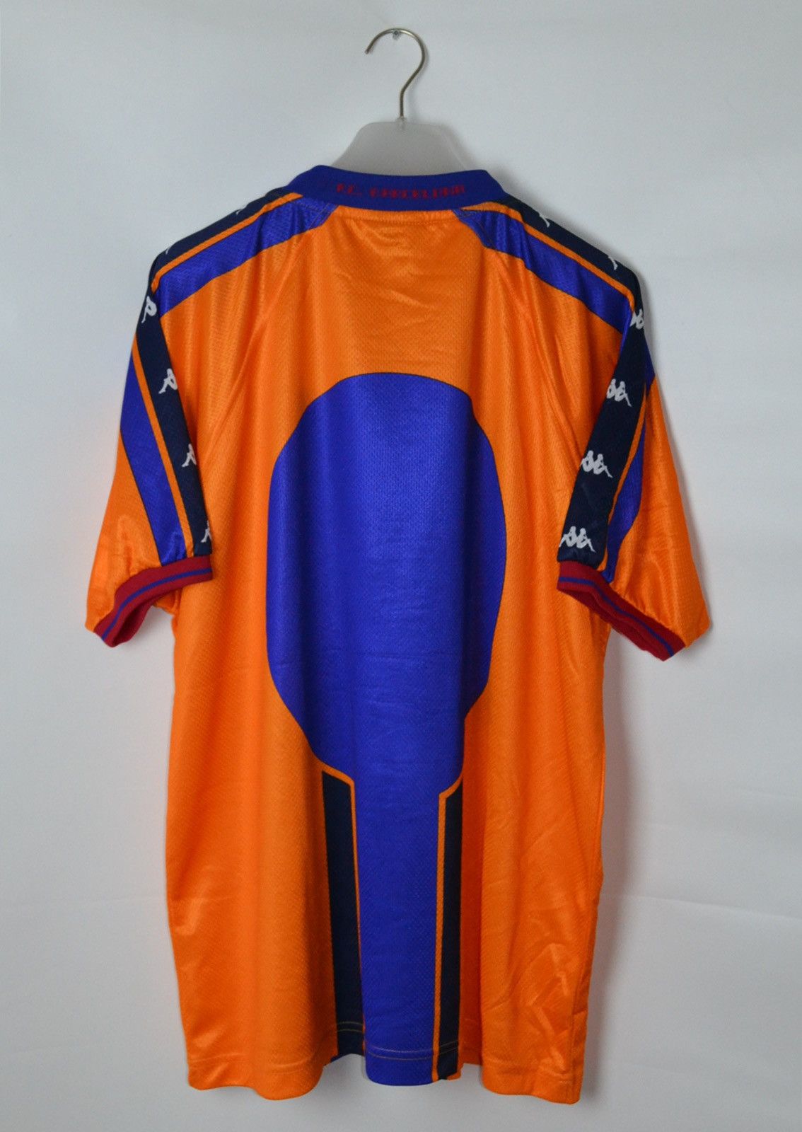 Kappa BARCELONA SPAIN 1996/1997 AWAY FOOTBALL SHIRT VINTAGE KAPPA Size US L / EU 52-54 / 3 - 5 Thumbnail