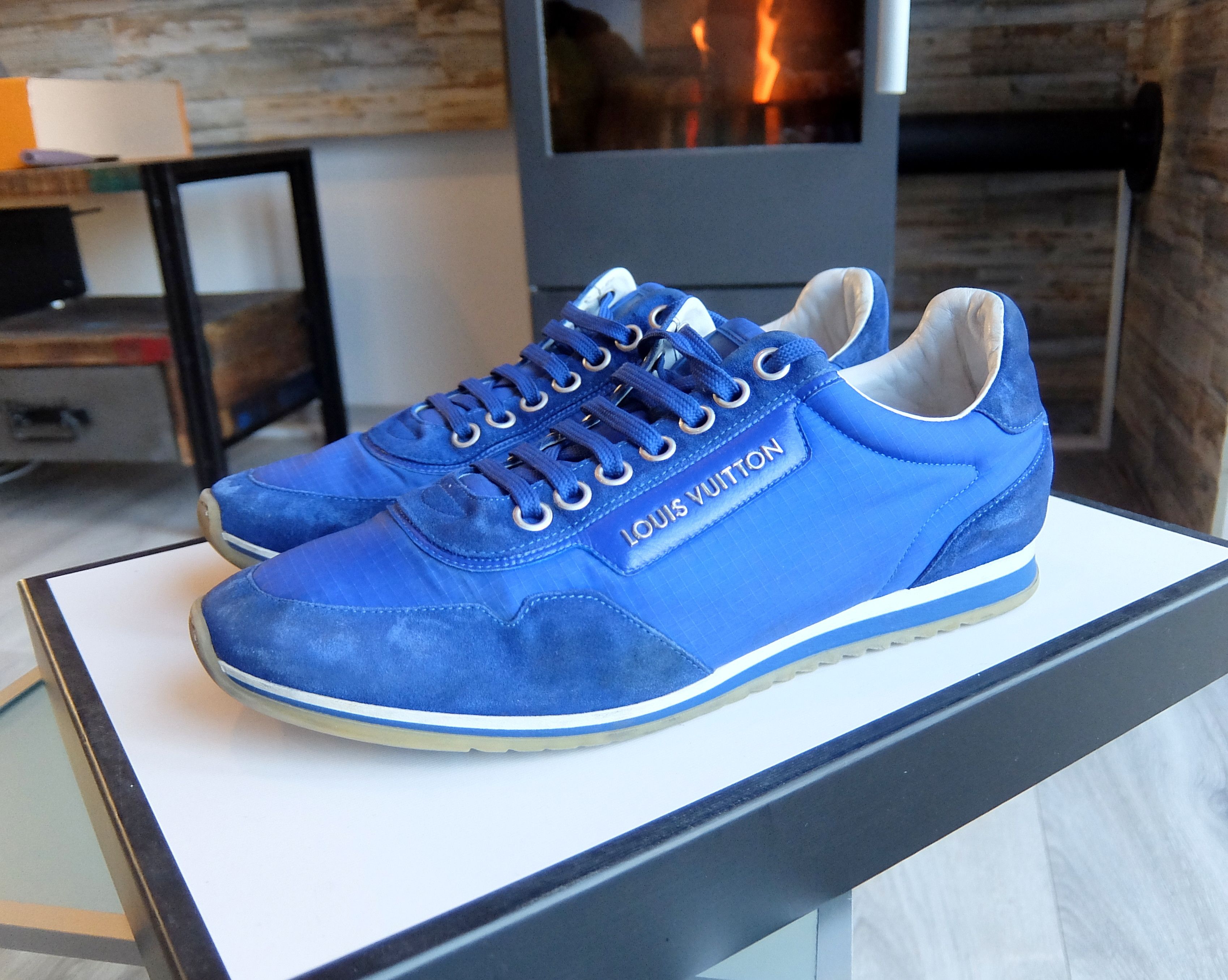 Louis Vuitton Louis Vuitton Sneakers 42,5 blue sneaker shoes shoe Size US 9.5 / EU 42-43 - 3 Thumbnail