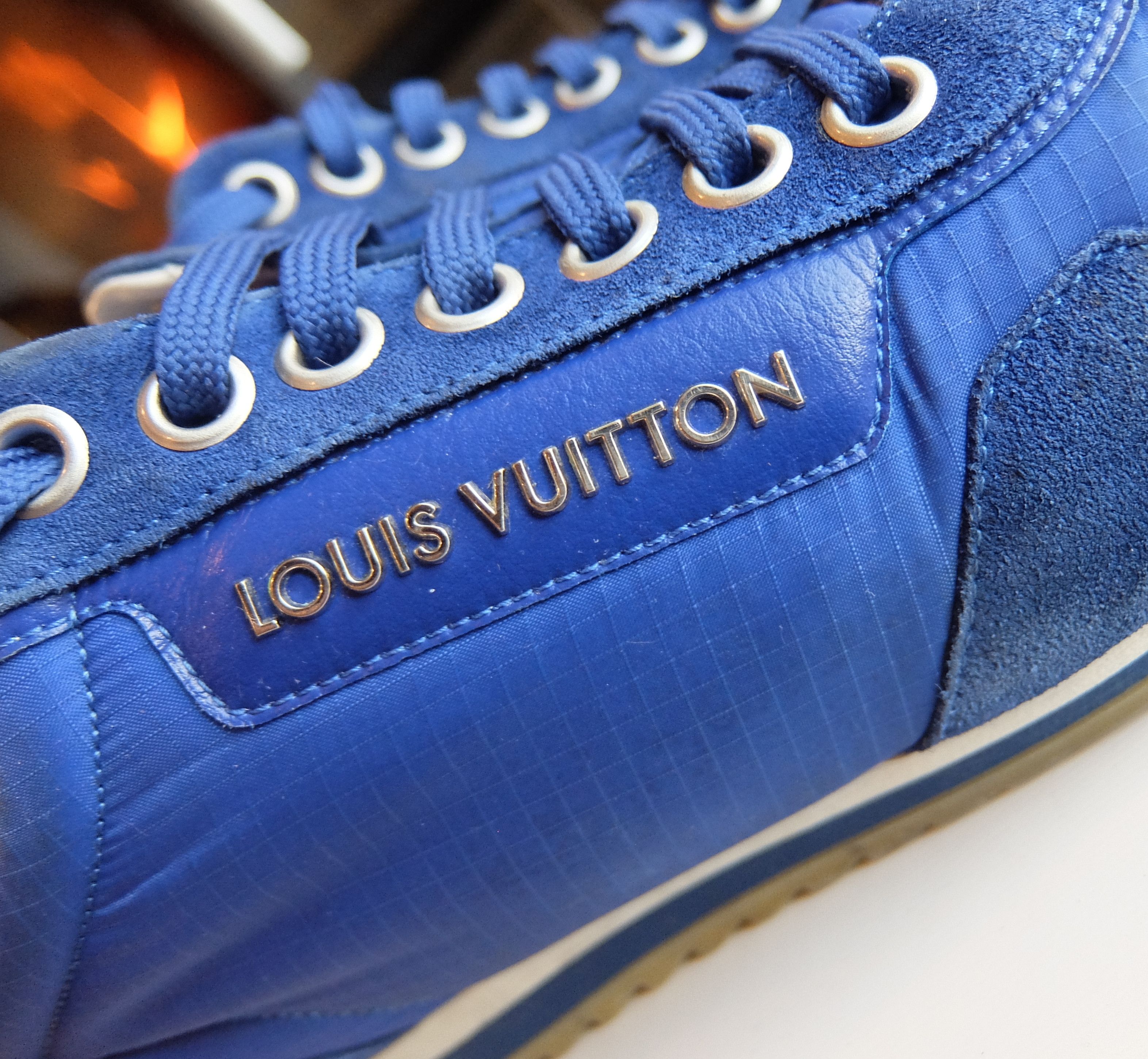 Louis Vuitton Louis Vuitton Sneakers 42,5 blue sneaker shoes shoe Size US 9.5 / EU 42-43 - 10 Thumbnail