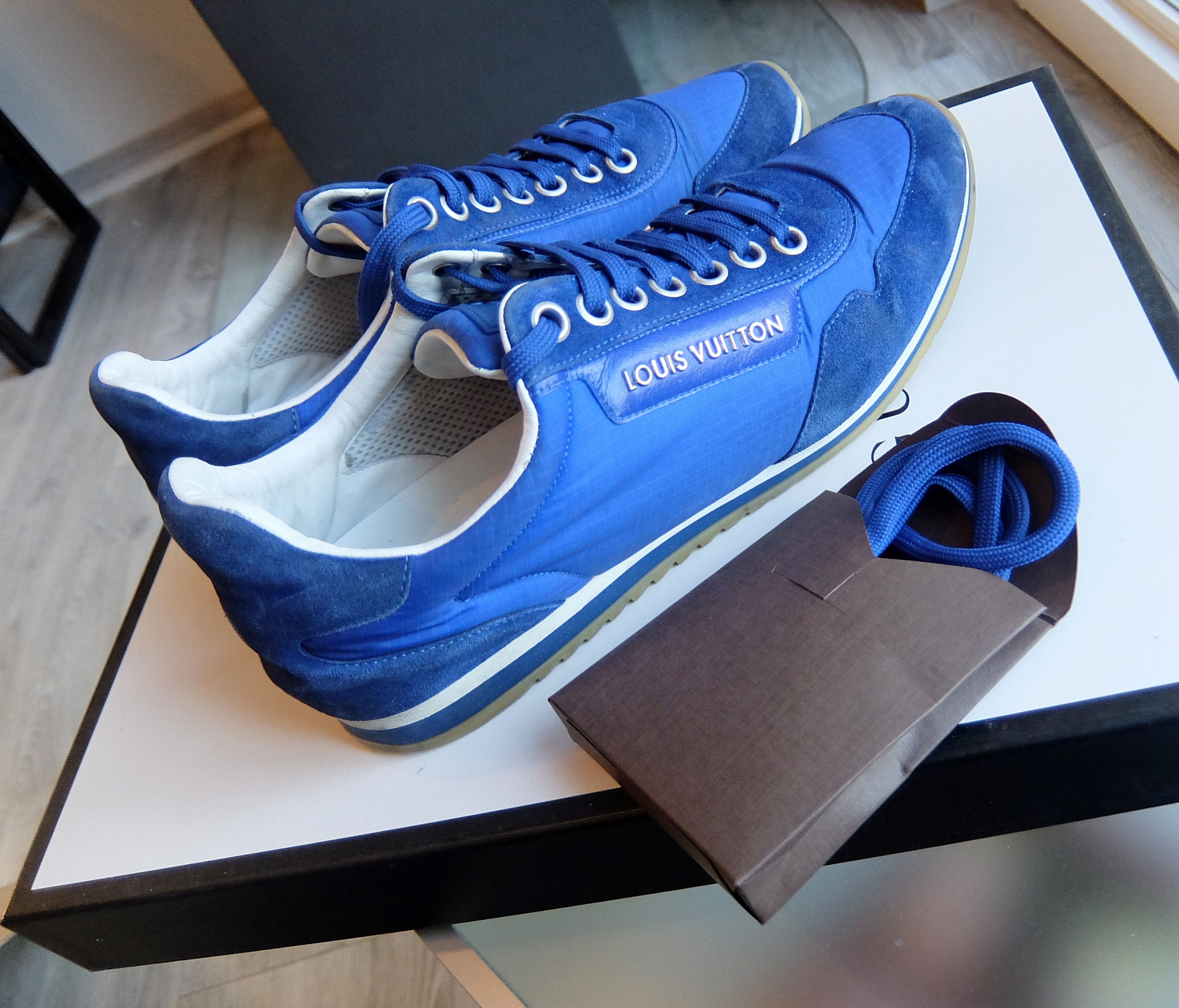 Louis Vuitton Louis Vuitton Sneakers 42,5 blue sneaker shoes shoe Size US 9.5 / EU 42-43 - 6 Thumbnail
