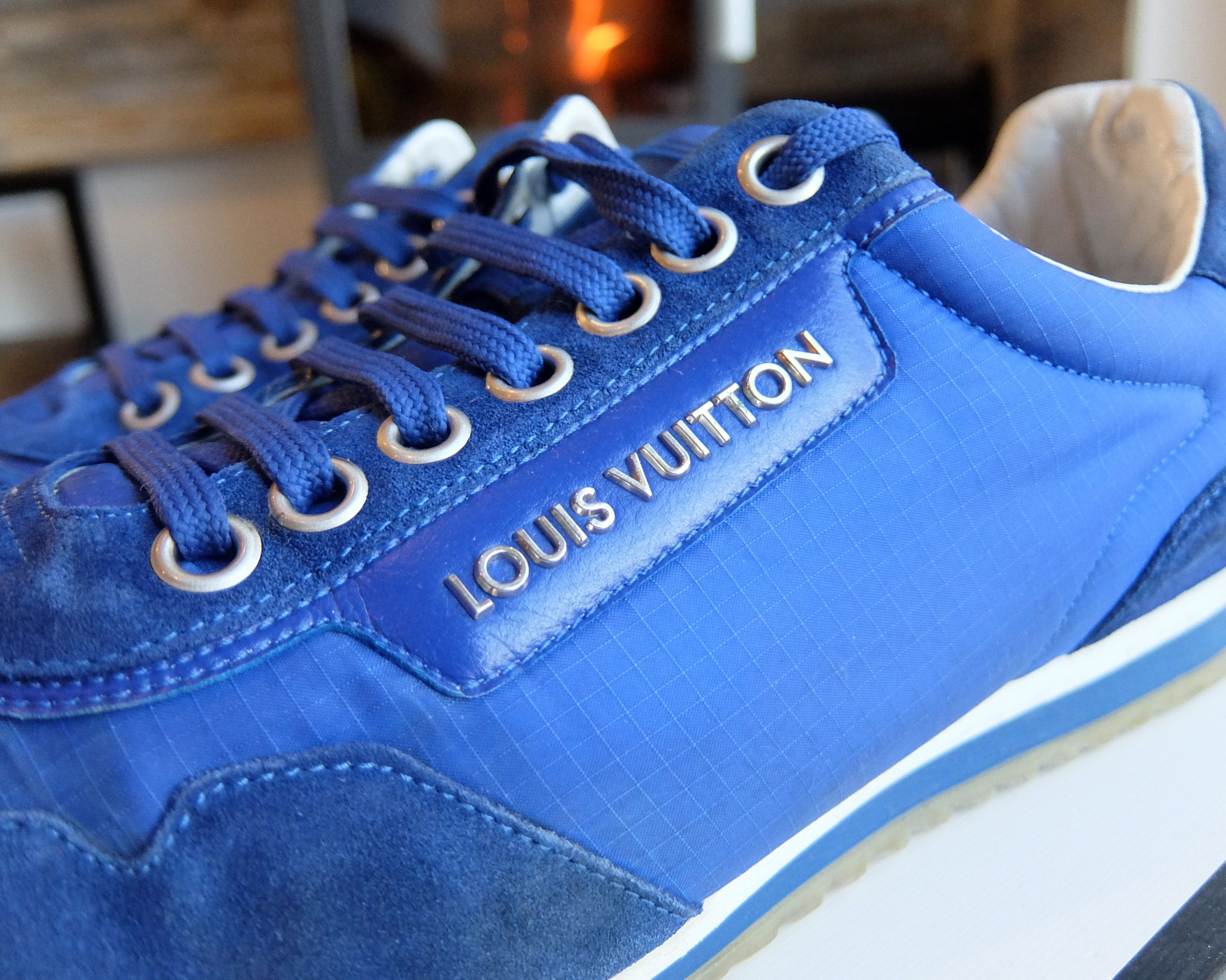 Louis Vuitton Louis Vuitton Sneakers 42,5 blue sneaker shoes shoe Size US 9.5 / EU 42-43 - 8 Thumbnail