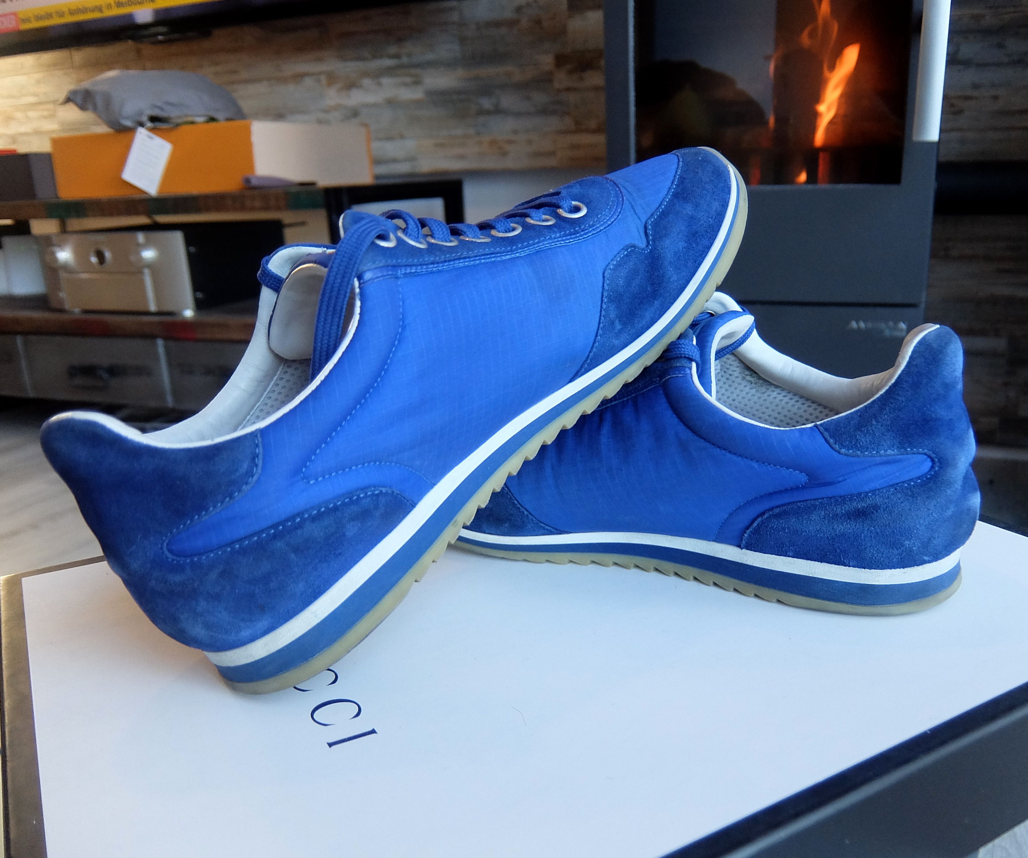 Louis Vuitton Louis Vuitton Sneakers 42,5 blue sneaker shoes shoe Size US 9.5 / EU 42-43 - 7 Thumbnail