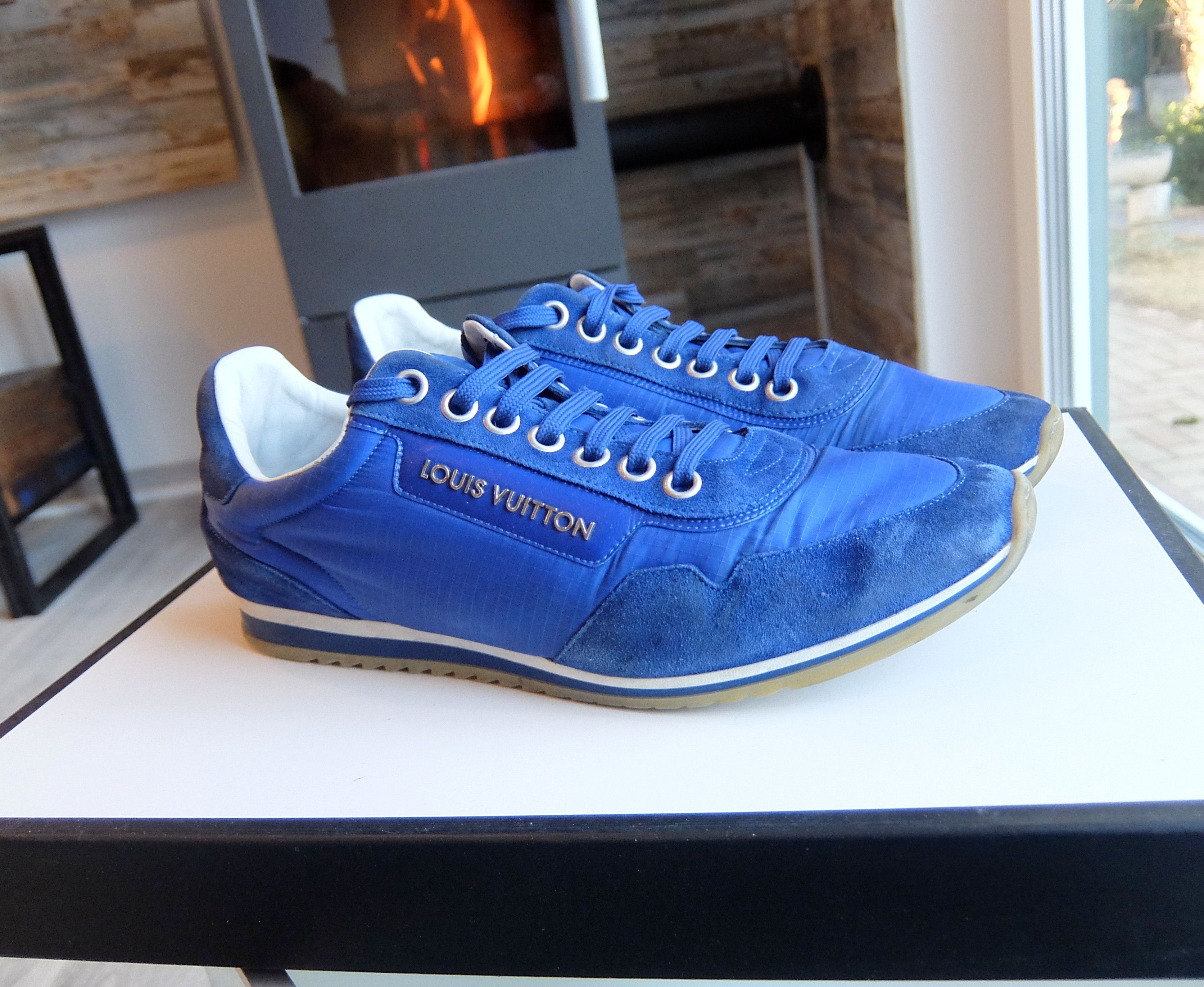 Louis Vuitton Louis Vuitton Sneakers 42,5 blue sneaker shoes shoe Size US 9.5 / EU 42-43 - 11 Thumbnail