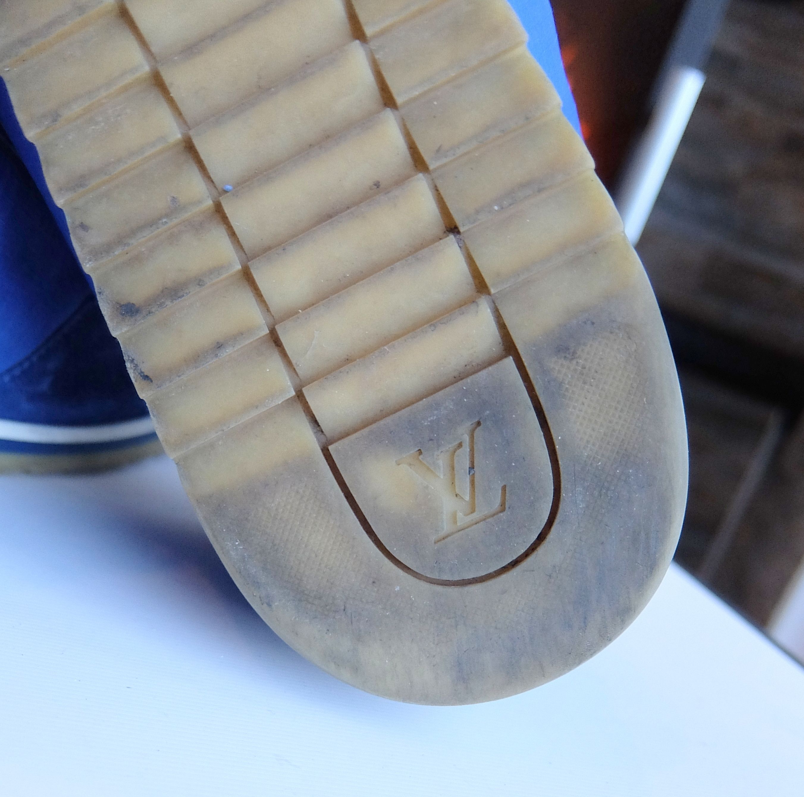 Louis Vuitton Louis Vuitton Sneakers 42,5 blue sneaker shoes shoe Size US 9.5 / EU 42-43 - 13 Thumbnail