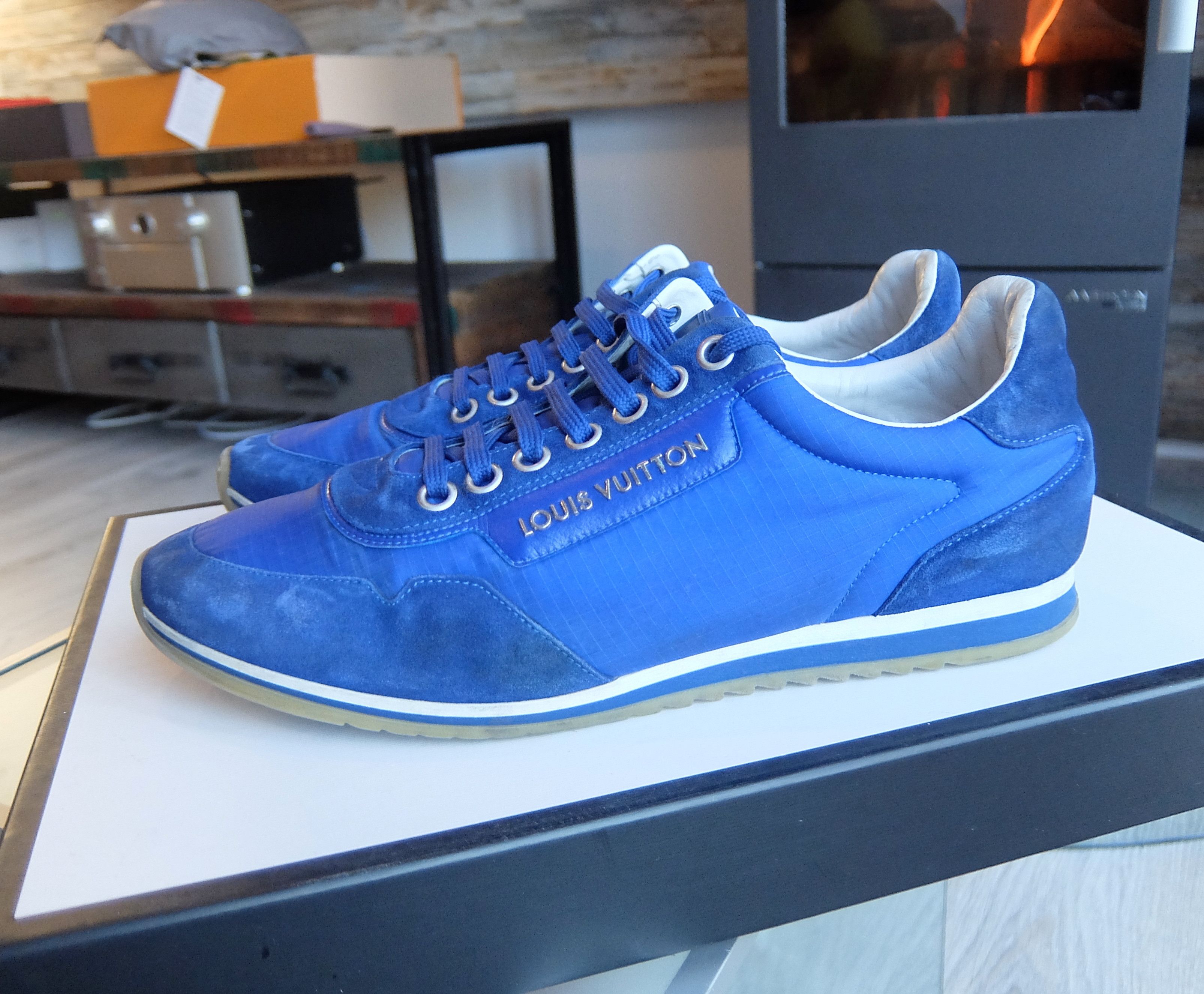 Louis Vuitton Louis Vuitton Sneakers 42,5 blue sneaker shoes shoe Size US 9.5 / EU 42-43 - 1 Thumbnail