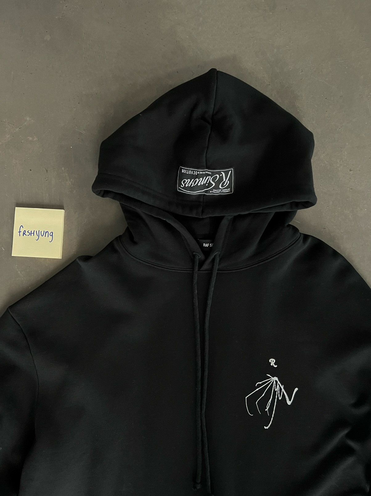 Raf Simons AW 21/22 Gothic Hoodie | Grailed