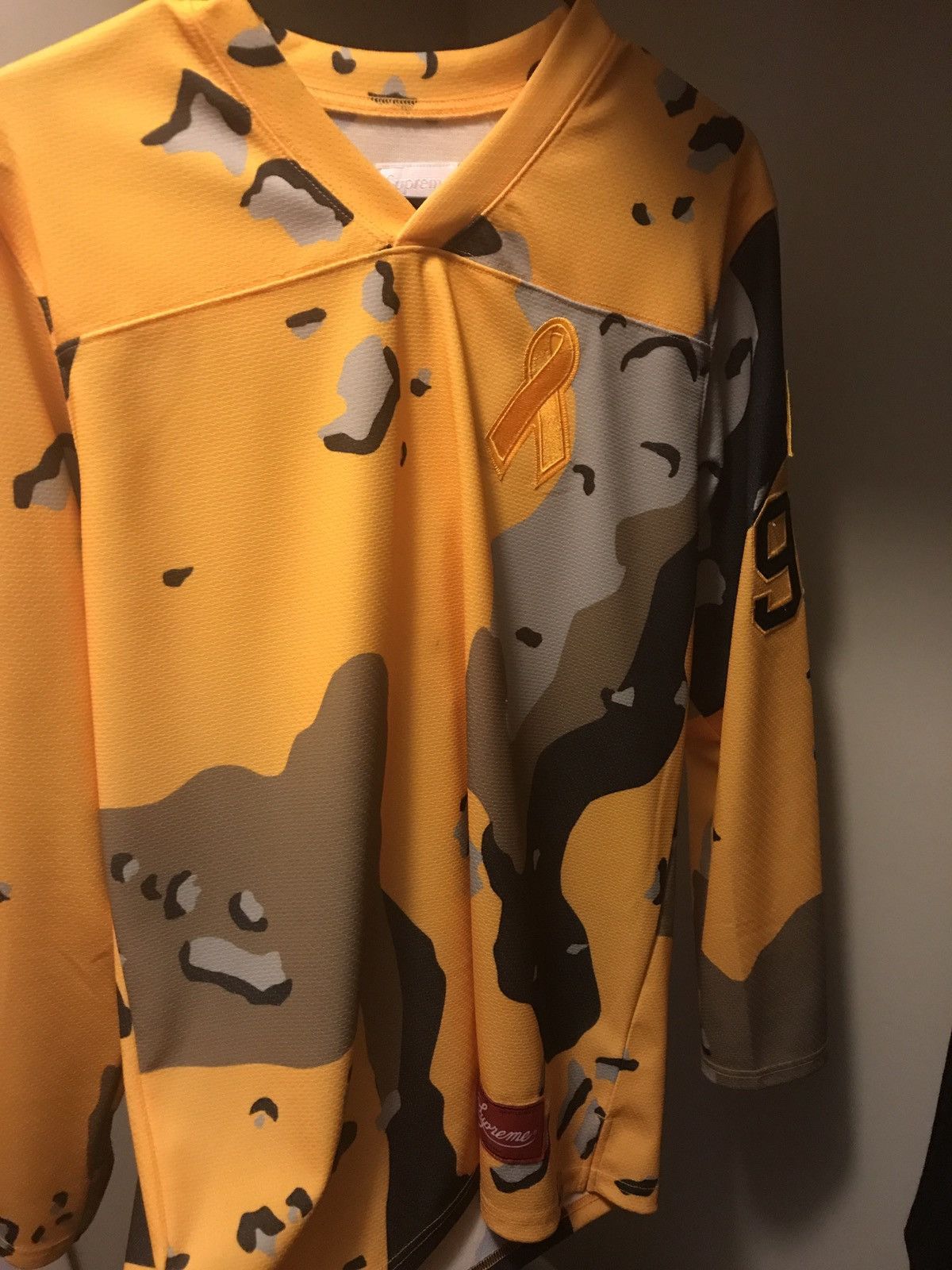 Camo Supreme Hockey Shirt Supreme Desert Camo Hockey Top (FW14)