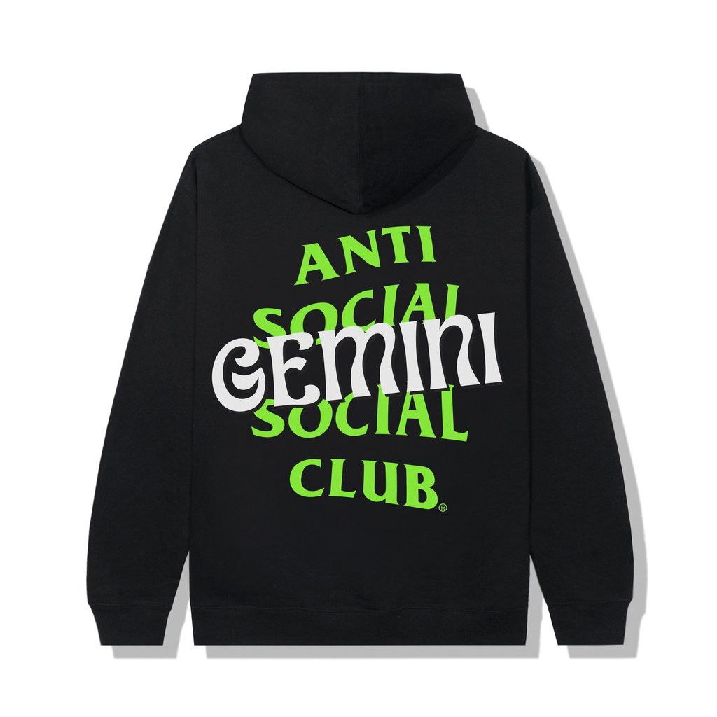 Anti Social Social Club DS Green ASSC Gemeni Black Hoodie BAPE KITH FTP FOG CDG KAWS Size US XXL / EU 58 / 5 - 6 Thumbnail