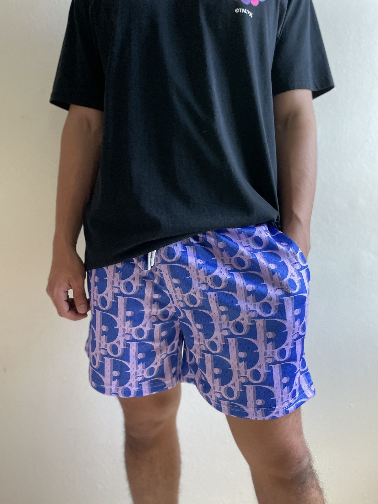 Dior classic blue mesh shorts – Ready2shipnyc