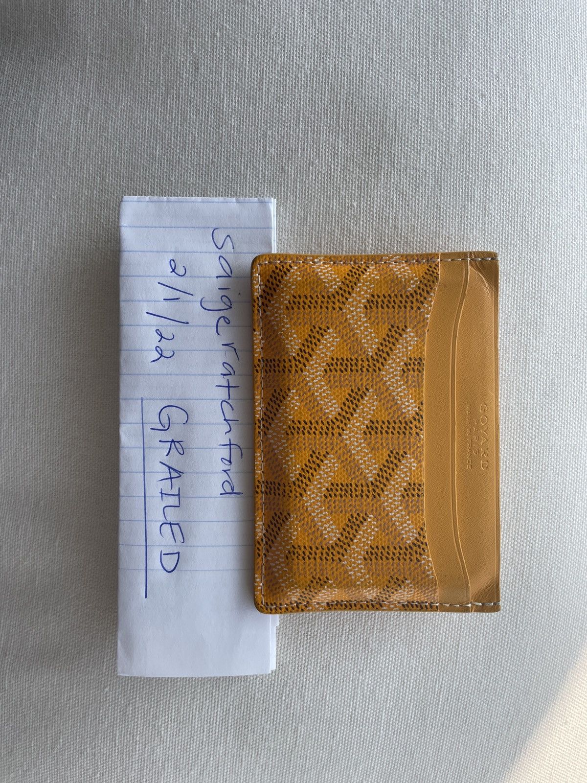 Goyard grailed 2024