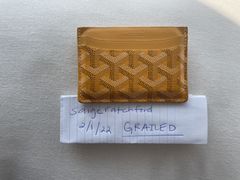 Goyard Customised St Sulpice Wallet at 1stDibs