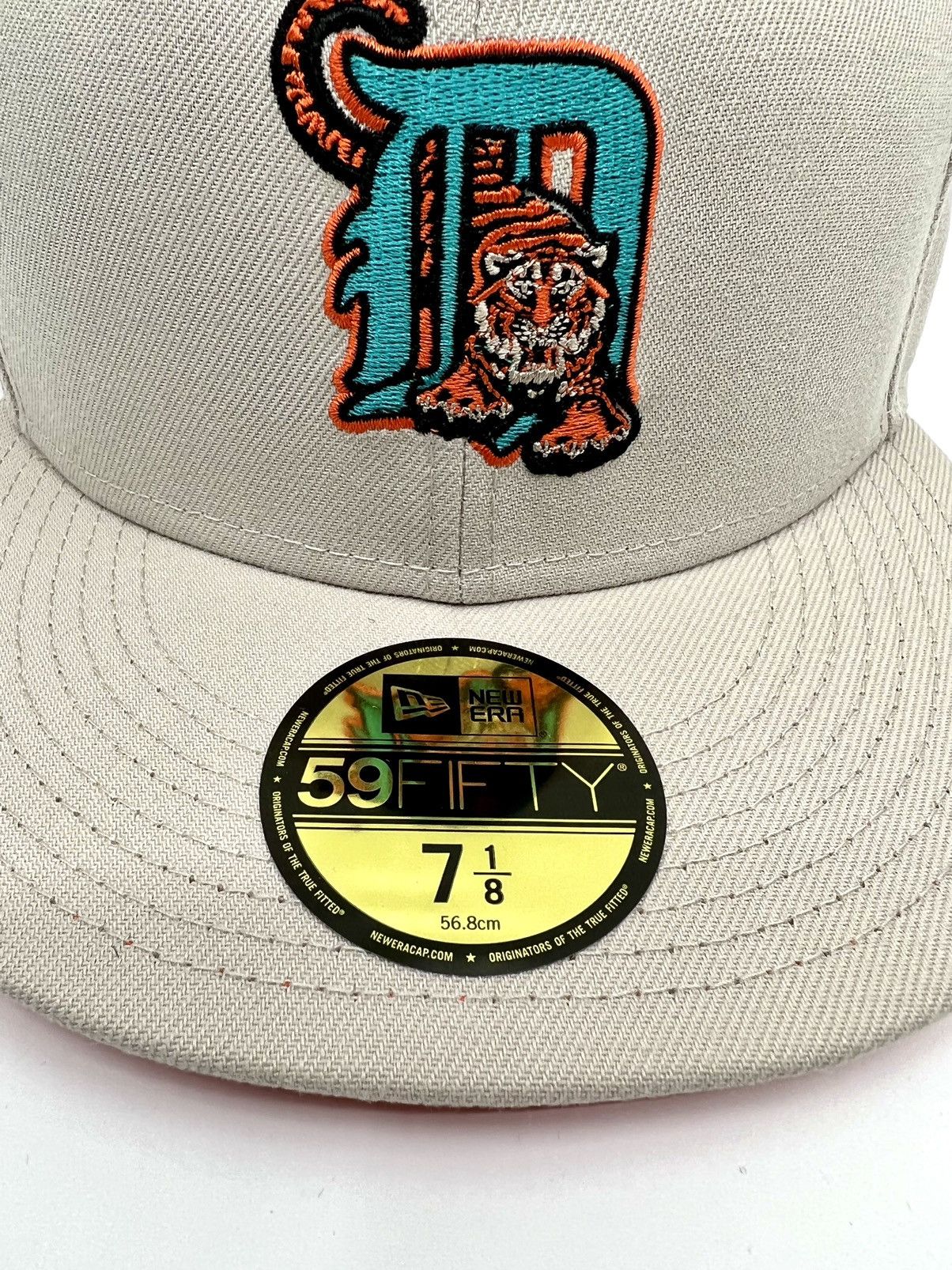 New Era CREAM DETROIT TIGERS ORANGE BOTTOM 2005 ALL STAR GAME 7 1/8 Size ONE SIZE - 2 Thumbnail