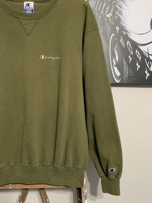 Champion Vintage CHAMPION sweatshirt green XL Size US XL / EU 56 / 4 - 2 Preview